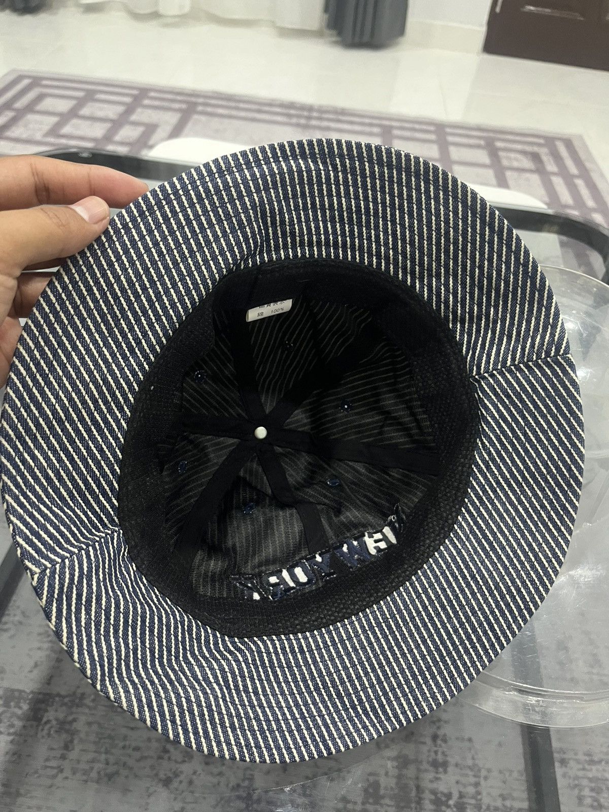 Japanese Brand × Vintage VINTAGE HICKORY BUCKET HAT Size ONE SIZE - 7 Thumbnail