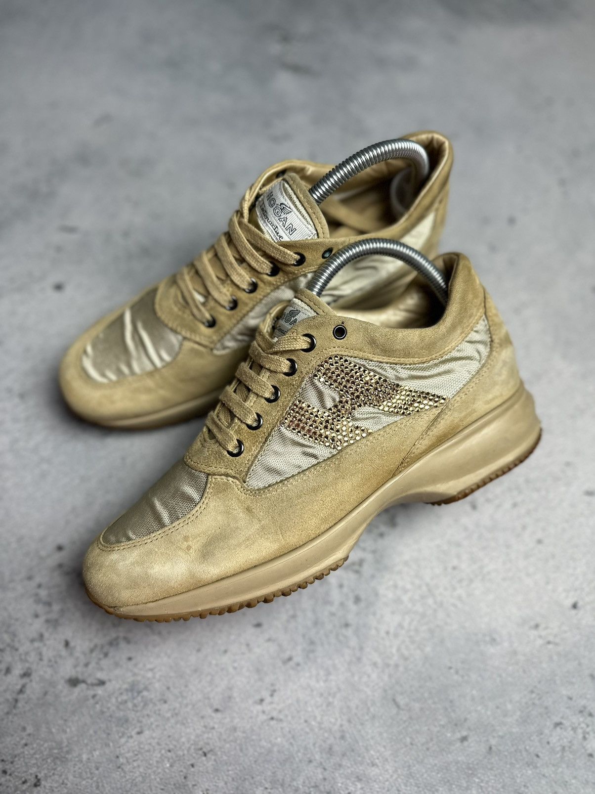 Hogan Hogan Interactive Low Snickers Suede Luxury Italy Brand Size US 10.5 / IT 40.5 - 2 Thumbnail