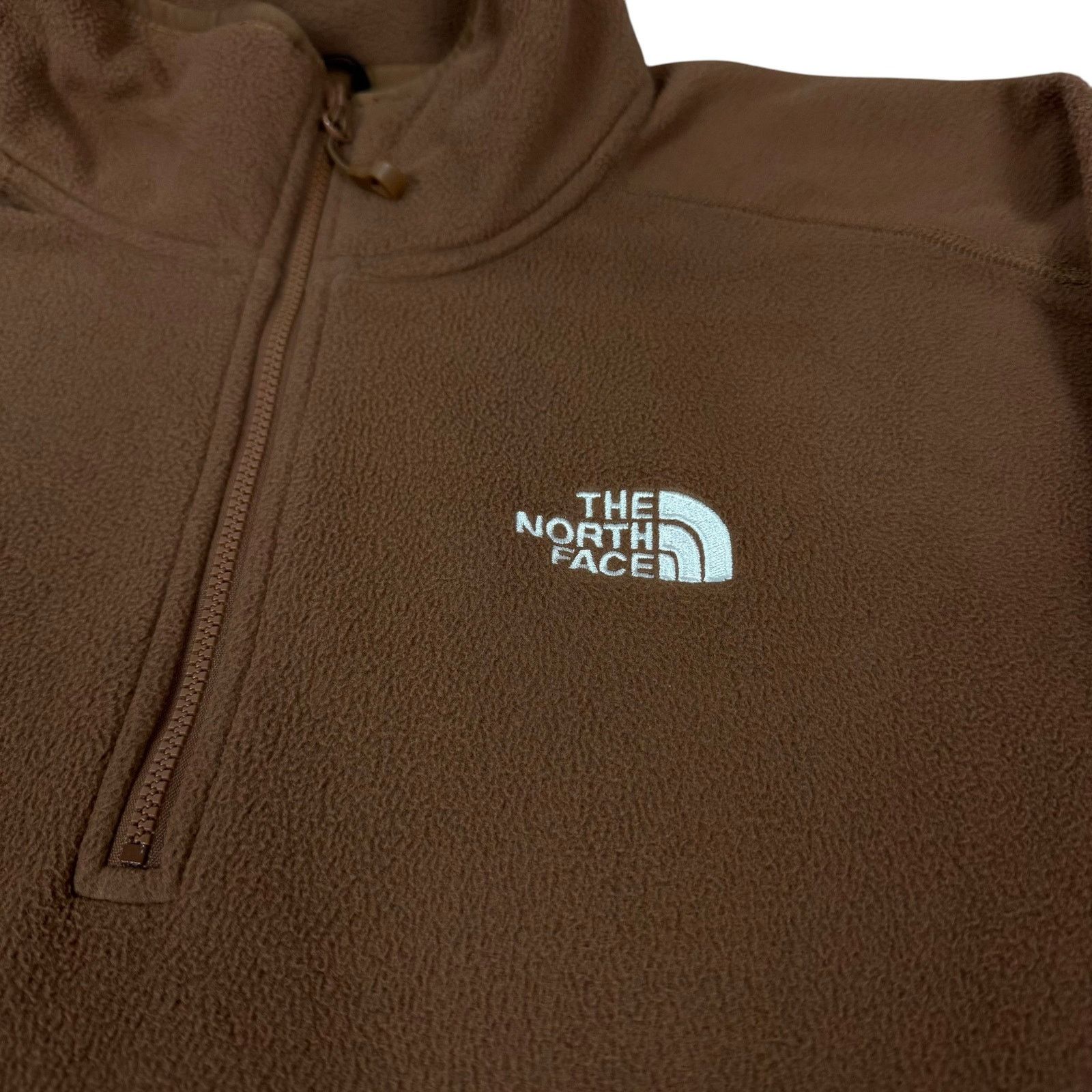 The North Face The North Face Men's Brown Quarter-Zip Fleece Jacket Large Size US L / EU 52-54 / 3 - 2 Thumbnail
