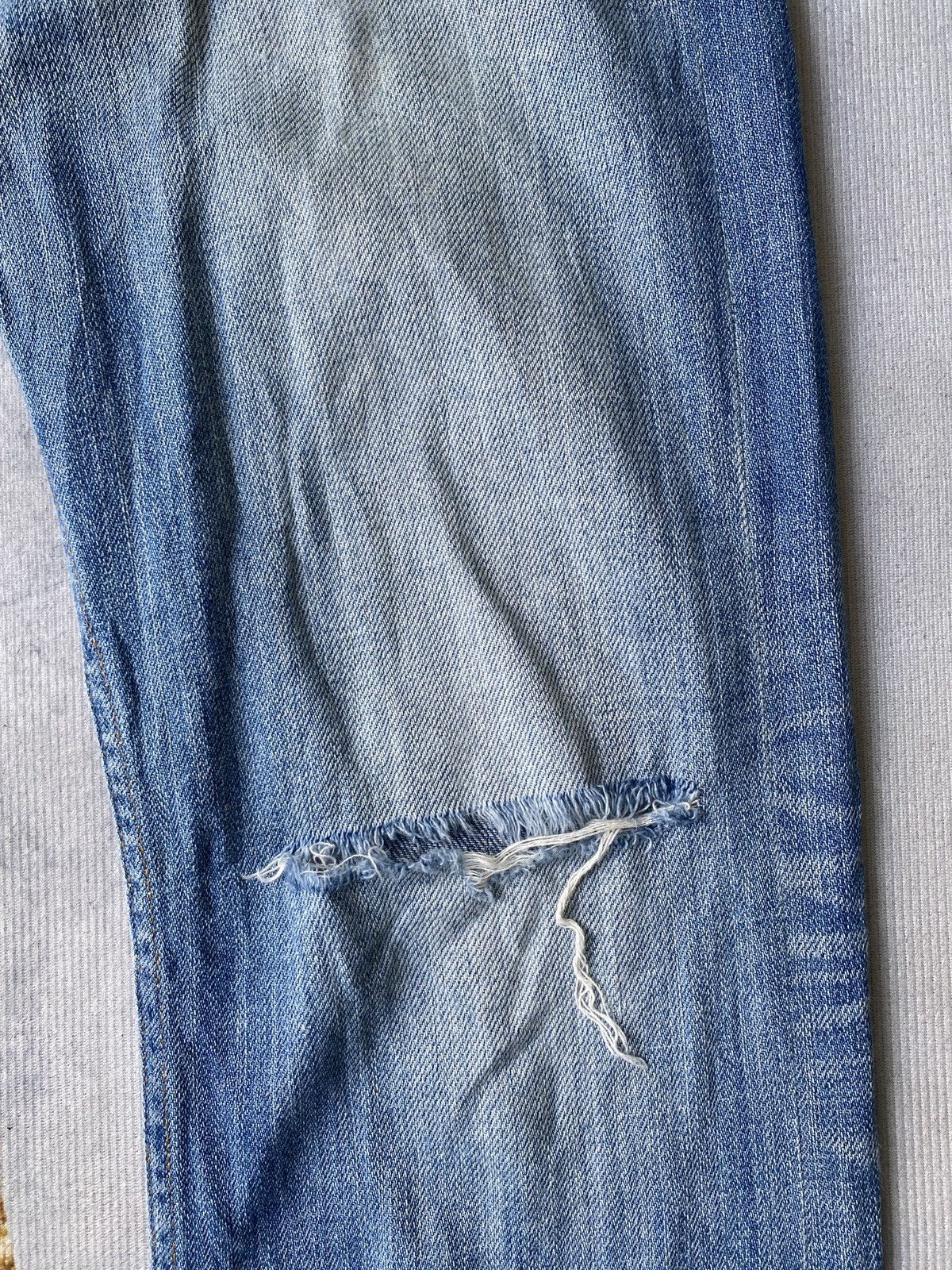Issey Miyake Vintage 90’s Tsumori Chisato By Issey Miyake Distressed Jean Size US 33 - 8 Thumbnail