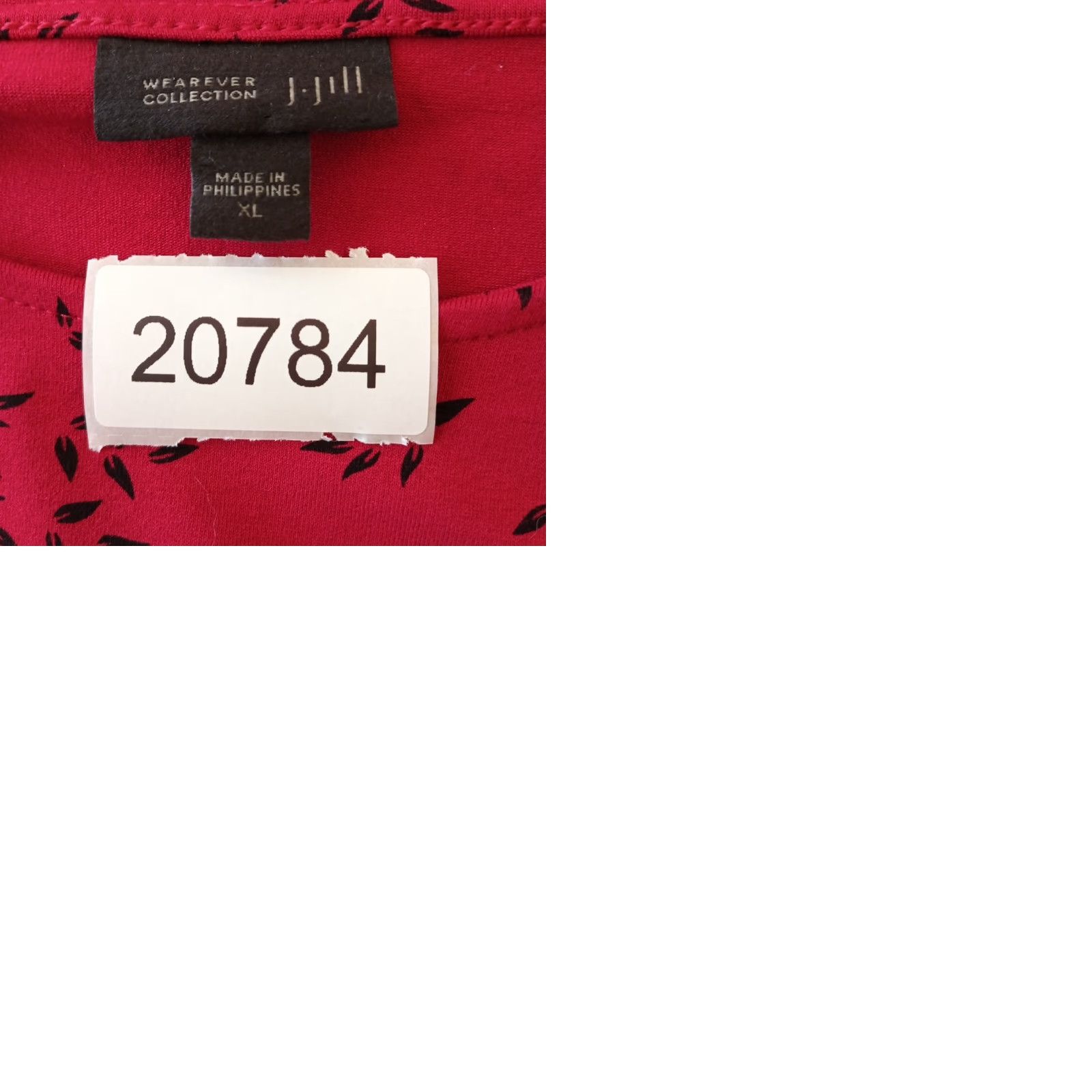 J. Jill J.Jill Wearever Collection Dress XL Red Floral Long Sleeve Pullover Fit Flare Midi Women Mens? Size XL / US 12-14 / IT 48-50 - 9 Thumbnail