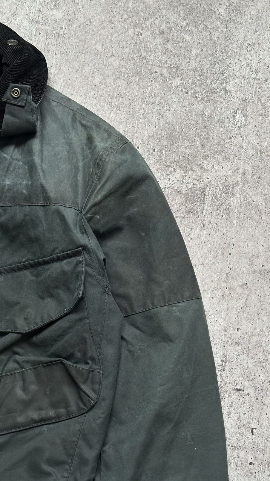 Barbour Men's Barbour Mast Multilogo Waxed Jacket Size US S / EU 44-46 / 1 - 2 Thumbnail