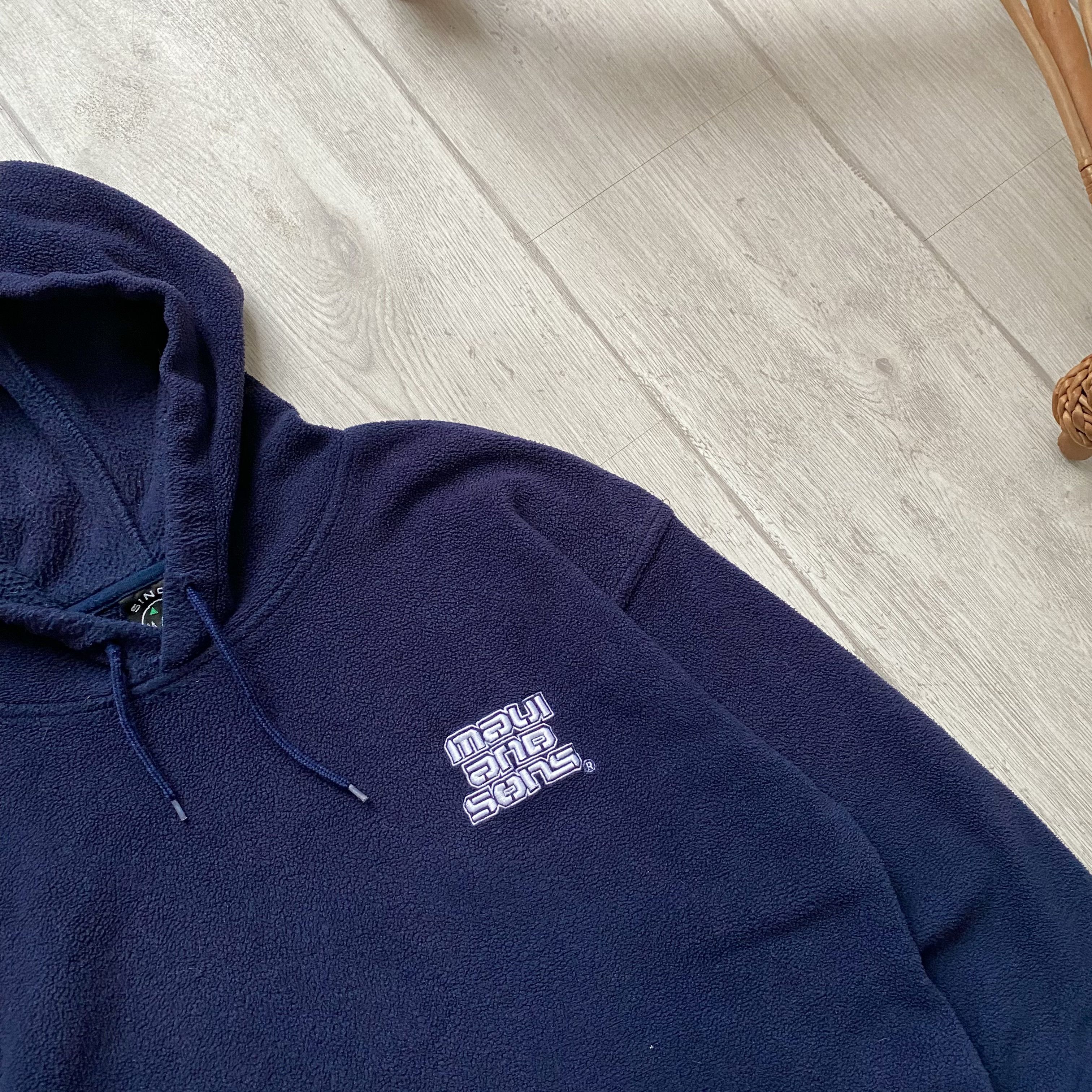 Maui and Sons Vintage 90s Maui And Sons Fleece Hoodie Surf outdor stule Size US M / EU 48-50 / 2 - 3 Thumbnail