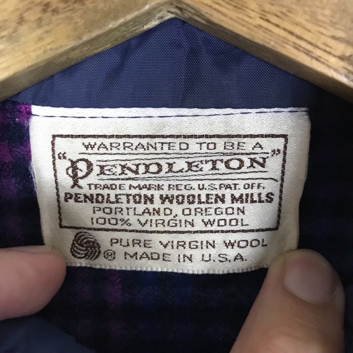 Pendleton Vintage Pendleton Button Up Fleece Shirt Size US S / EU 44-46 / 1 - 4 Thumbnail