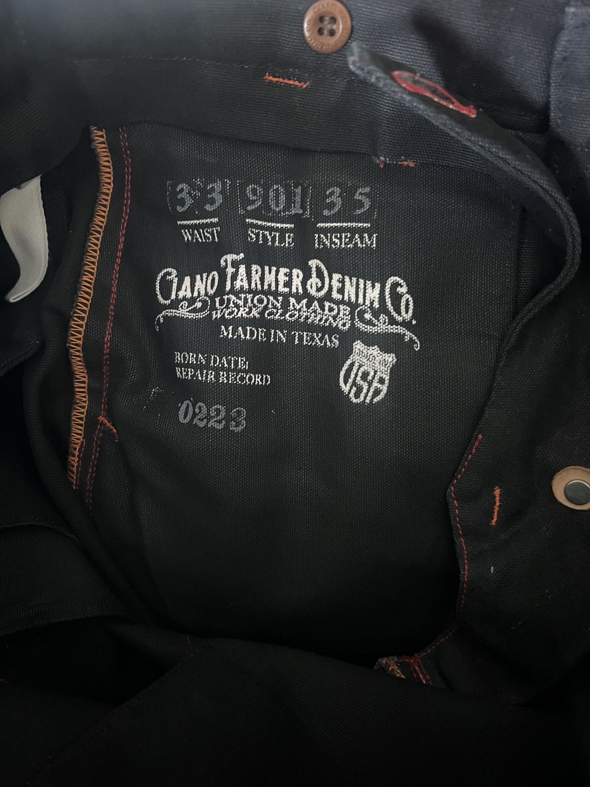 Ciano Farmer Ciano farmer denim mens black jeans Size US 33 - 7 Thumbnail