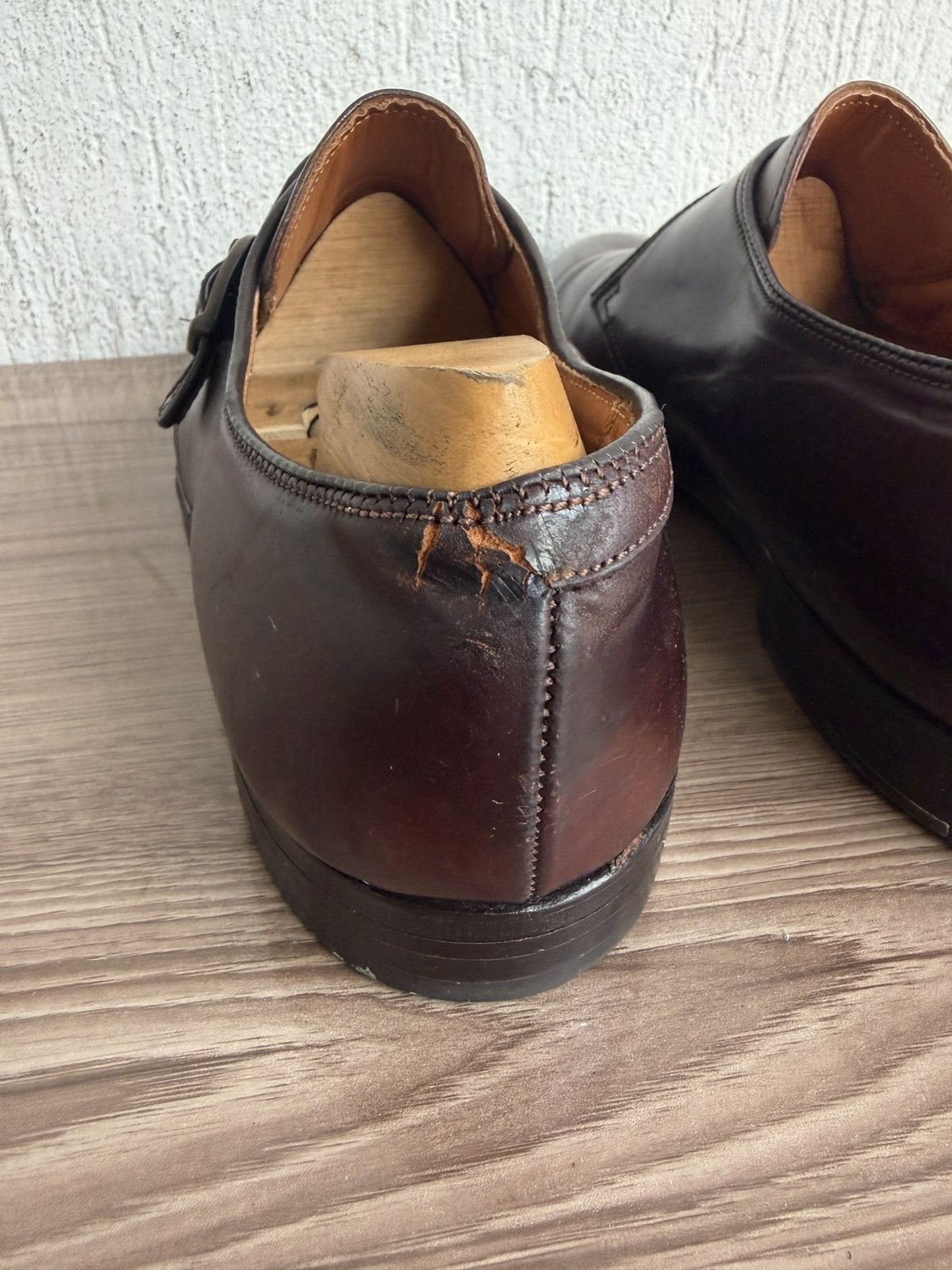 Alden 954 shell cordovan monk derby Size US 9.5 / EU 42-43 - 17 Thumbnail
