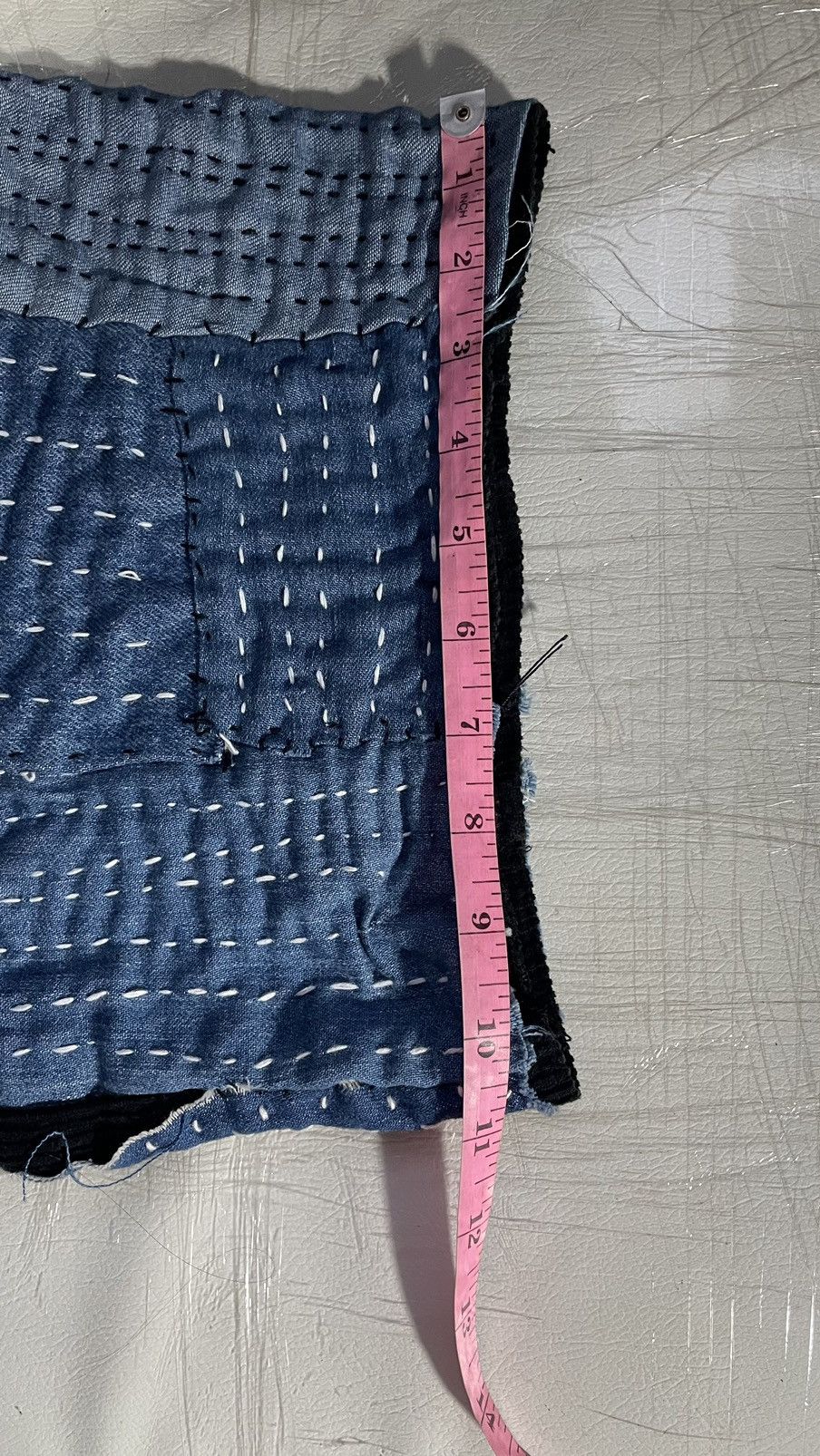 Handmade Sashiko Boro wide leg Handmade Japan USA Fabric Size US 34 / EU 50 - 16 Thumbnail