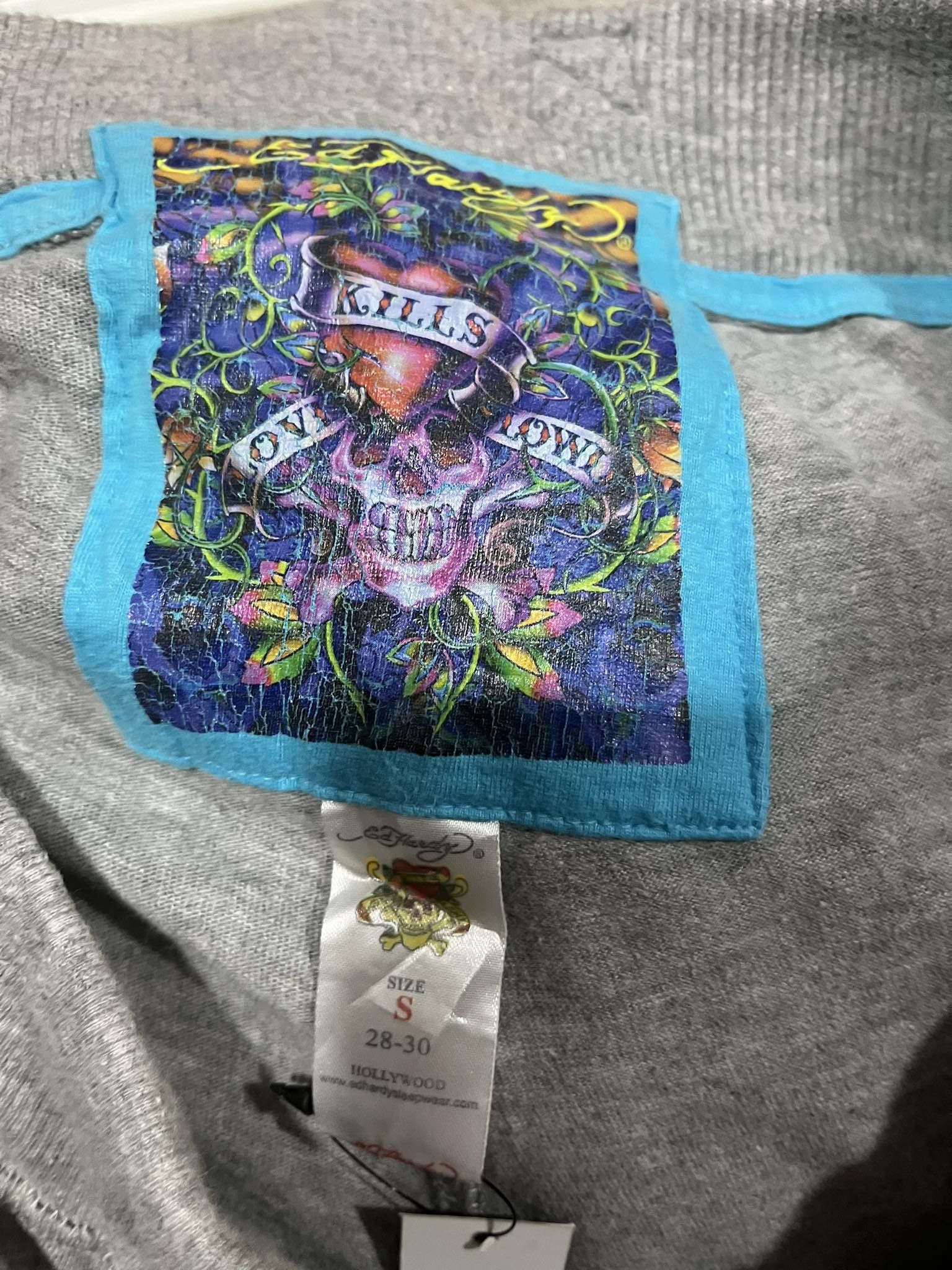 Ed Hardy Ed Hardy Tattoo Sweatshorts Y2K Size US 30 / EU 46 - 9 Thumbnail