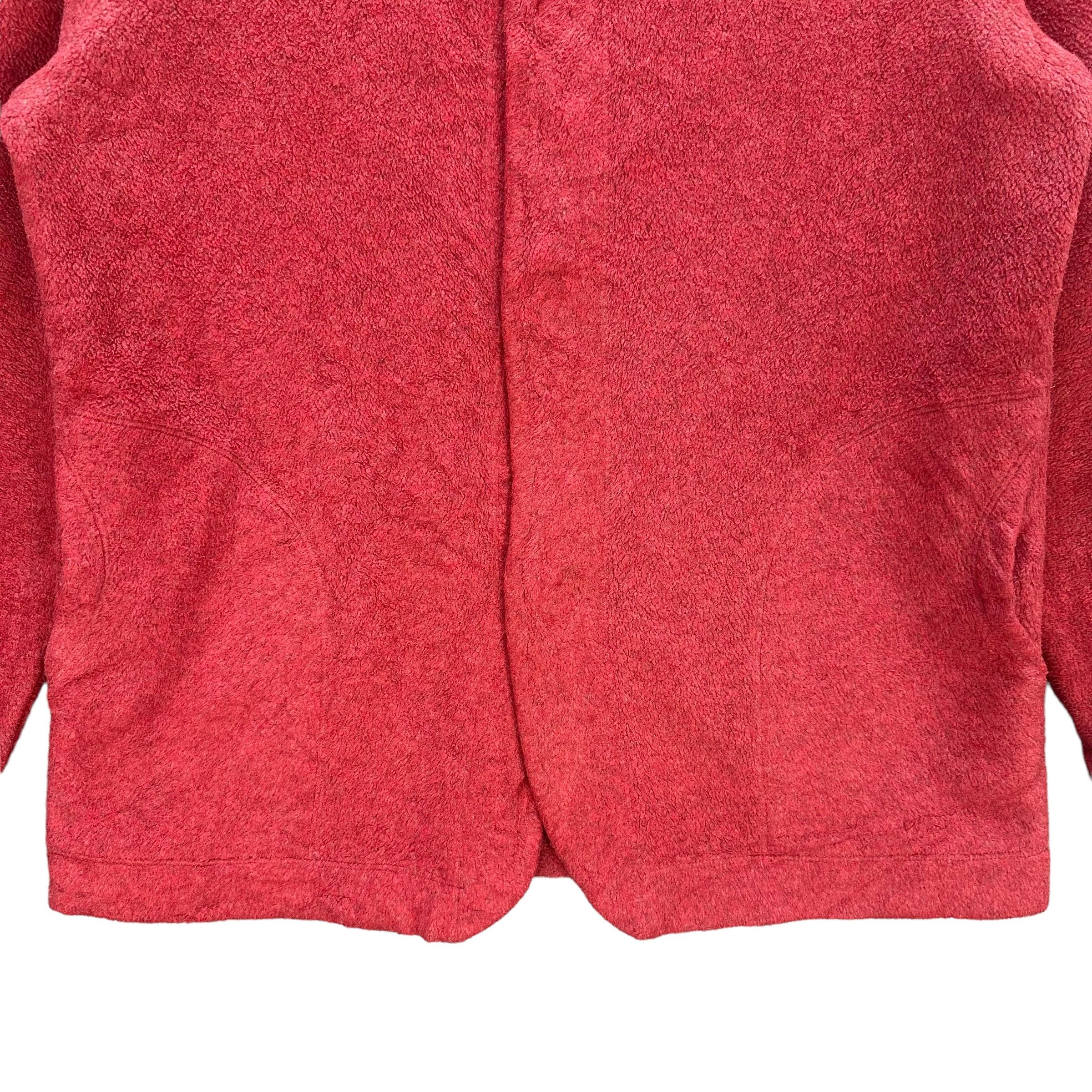 Y's Y's For Living Snap Button Pink Fleece Jacket #A27-0623 Size US S / EU 44-46 / 1 - 3 Thumbnail