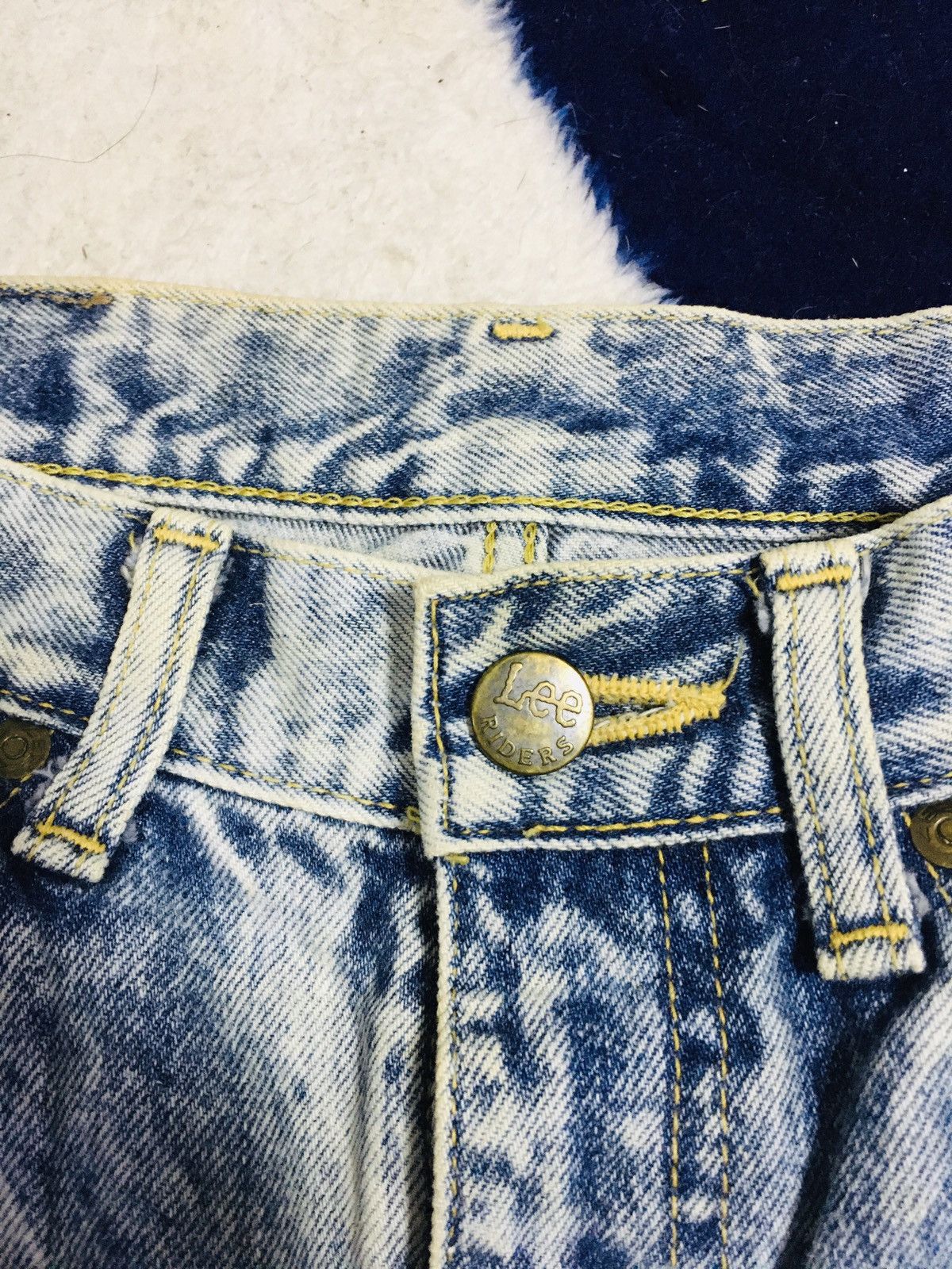 Japanese Brand × Lee Lee Acid Wash Jeans (16) Size US 29 - 11 Thumbnail