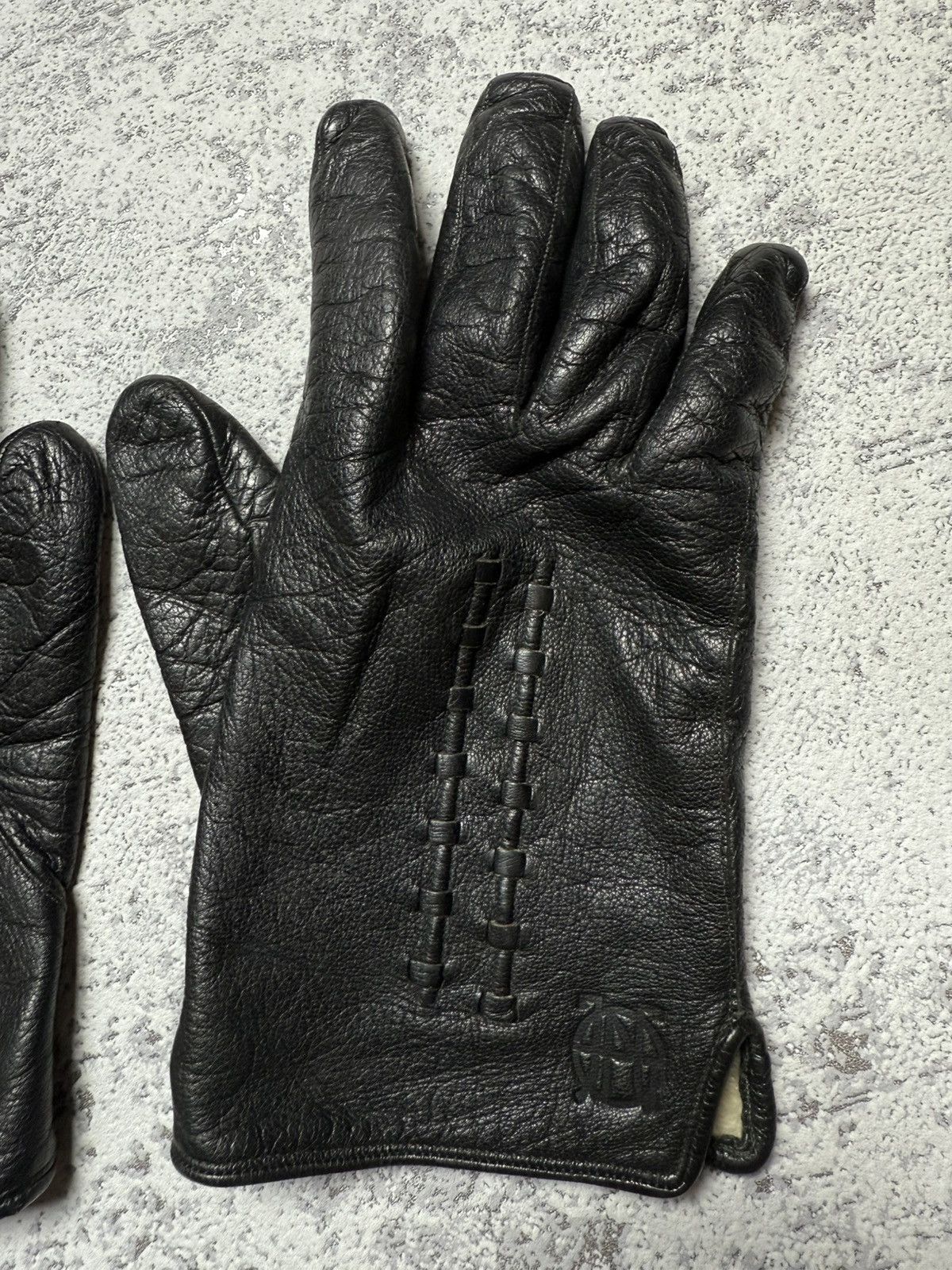 Jean Paul Gaultier Rare Jean Paul Gaultier Leather Gloves Black Men Vintage Size ONE SIZE - 6 Thumbnail