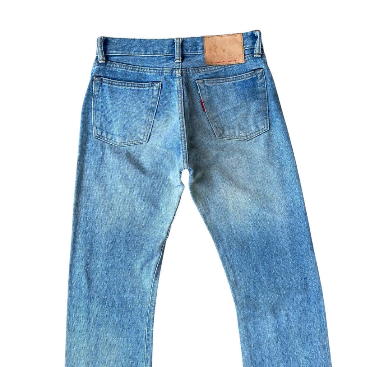 Blue Blue Japan VINTAGE RNA JAPAN SLANG SELVEDGED BLUEWASH W27X32 Size US 27 - 8 Thumbnail