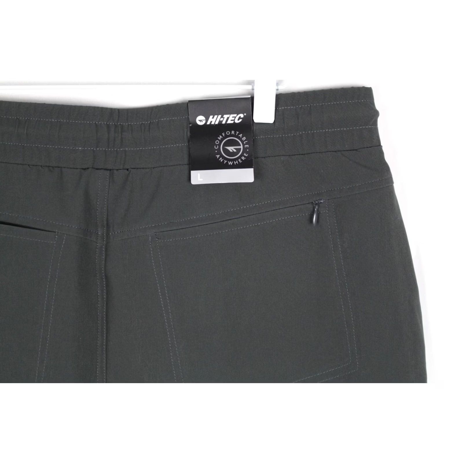 Vintage Hi-Tec Women's Skort Large Rescue Adventure Stretch Drawstring Gray Magnet Size ONE SIZE - 4 Thumbnail