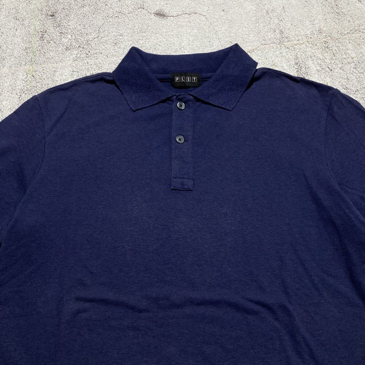 Japanese Brand Vintage PLST by Issey Miyake Colar Camo Polo Tshirt Designer Size US L / EU 52-54 / 3 - 5 Thumbnail
