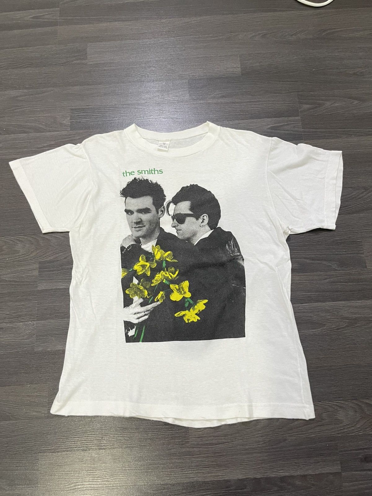 Band Tees Vintage Morrissey and Johnny Mar The Smiths t shirt indie Size US M / EU 48-50 / 2 - 1 Thumbnail