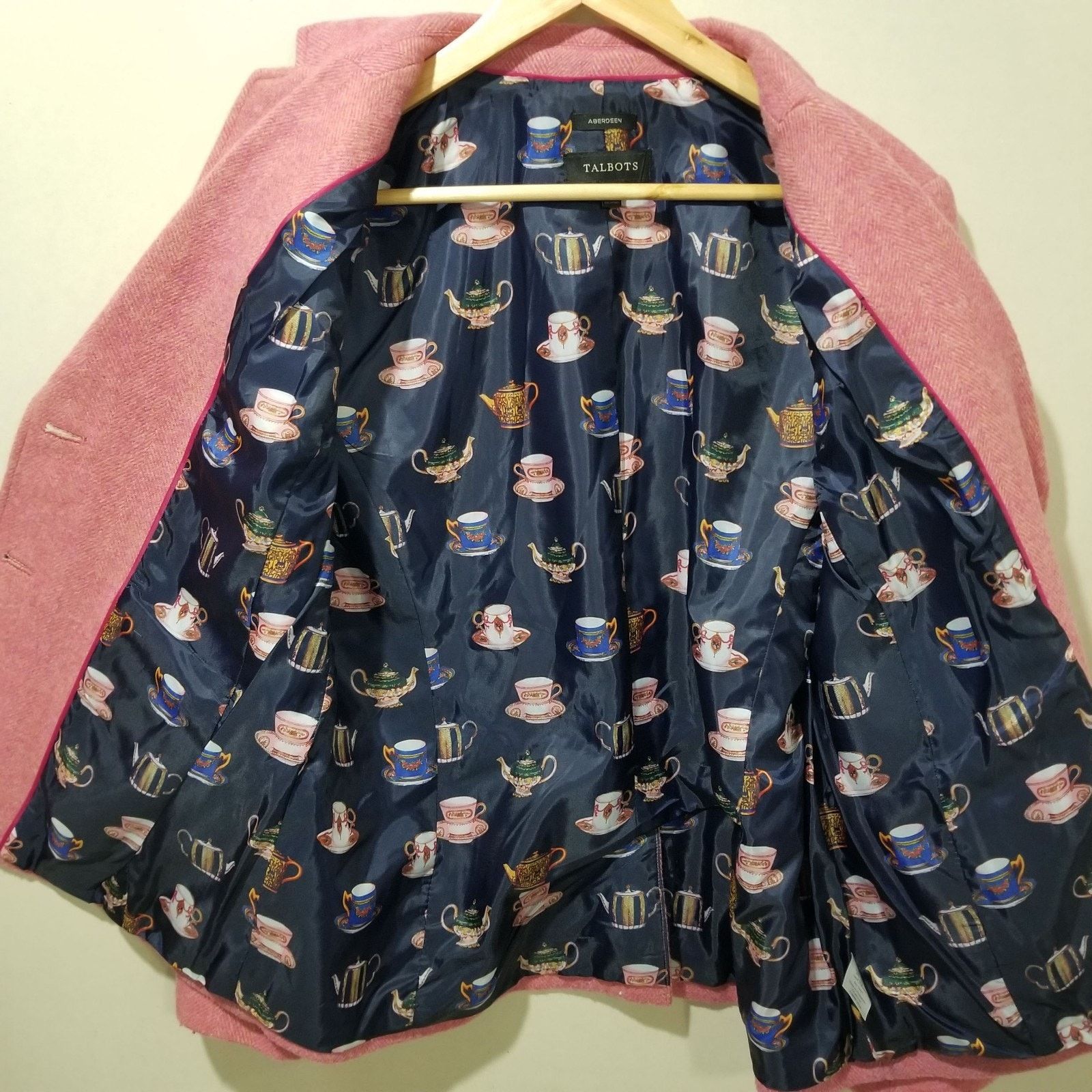 Other Talbots Shetland Blazer Size 6 Small Aberdeen Pink Size M / US 6-8 / IT 42-44 - 6 Thumbnail