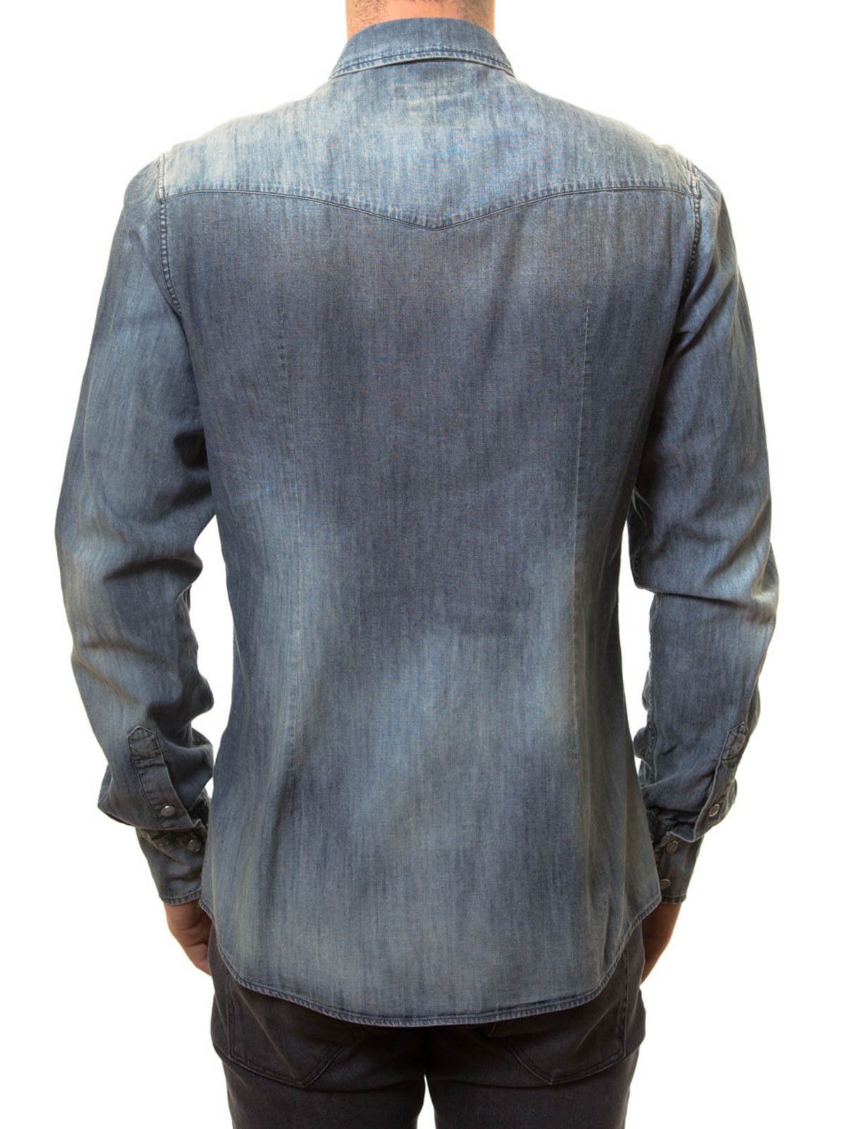 Dolce & Gabbana o1y0125 Denim Shirt in Blue Size US S / EU 44-46 / 1 - 2 Thumbnail