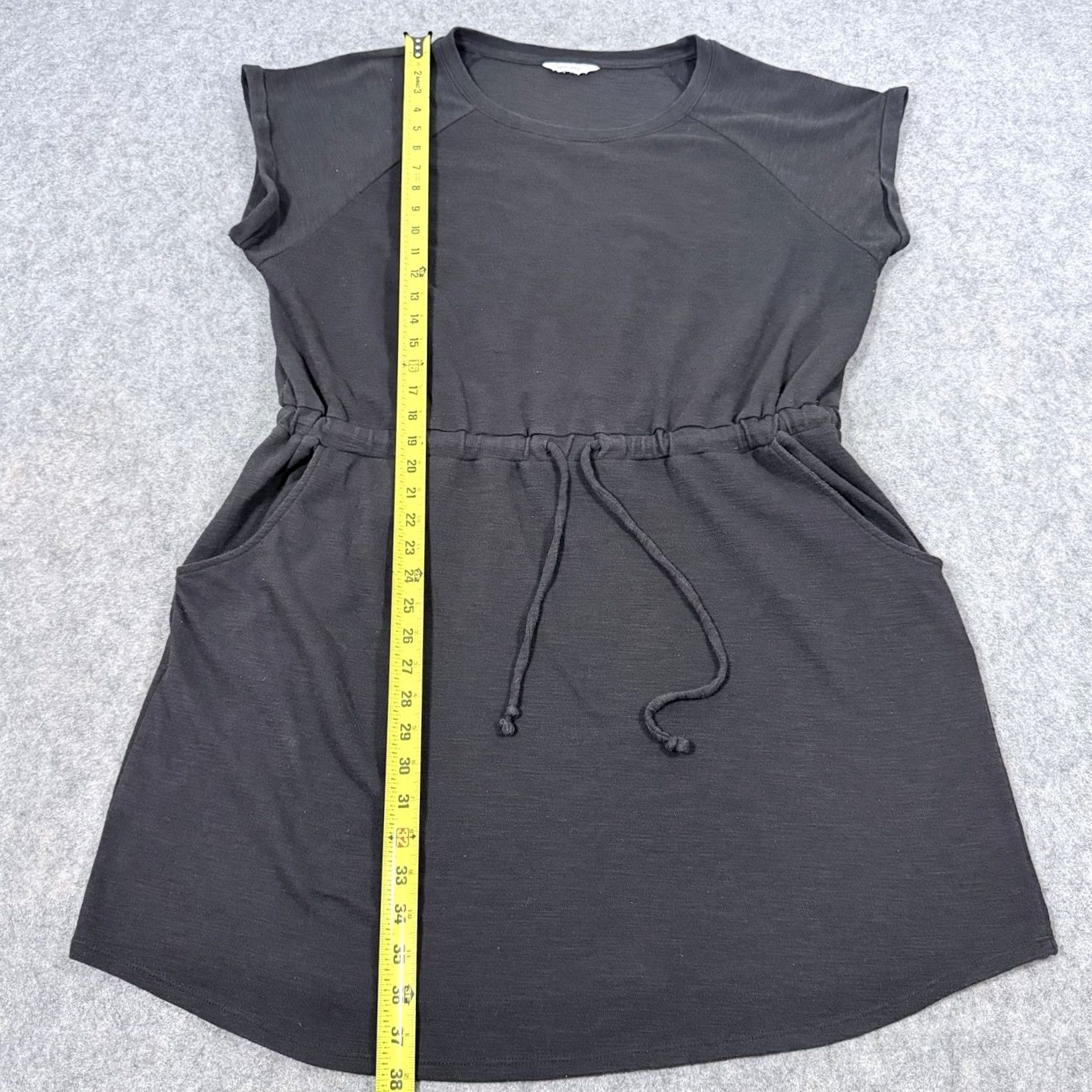Nine West Nine West Casual Pocket Cinch Waist Drawstring Dress Fits Women's Size XXL Black Size XXL / US 16-18 / IT 52-54 - 4 Thumbnail