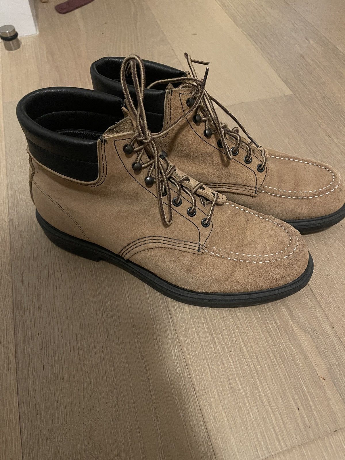 Red Wing Limited Edition Redwing 8802 Sand Mohave Supersoles Size US 13 / EU 46 - 3 Thumbnail