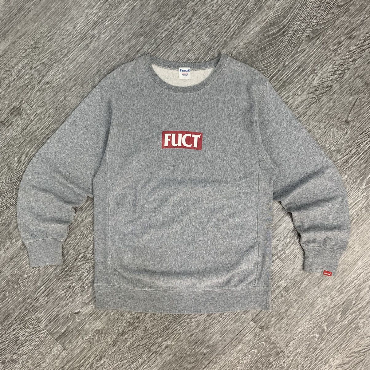 Vintage Vtg 90s Fuct Box Logo Sweetshirt Size US L / EU 52-54 / 3 - 2 Thumbnail