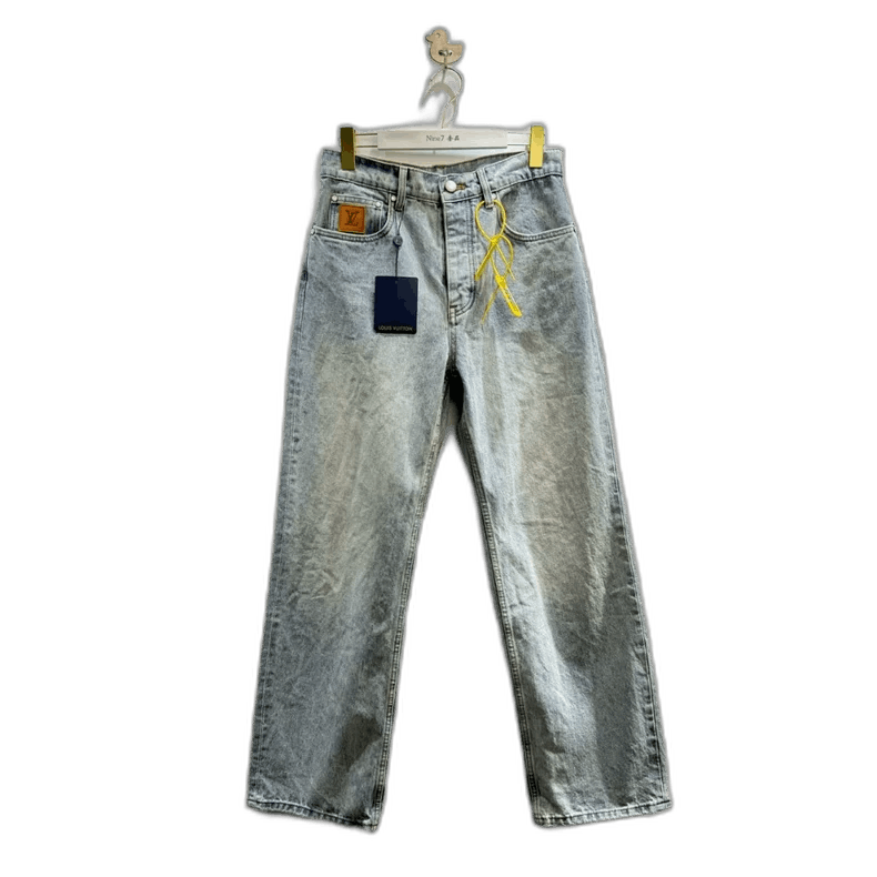 LV Louis Vuitton Logo Denim Pants-yf