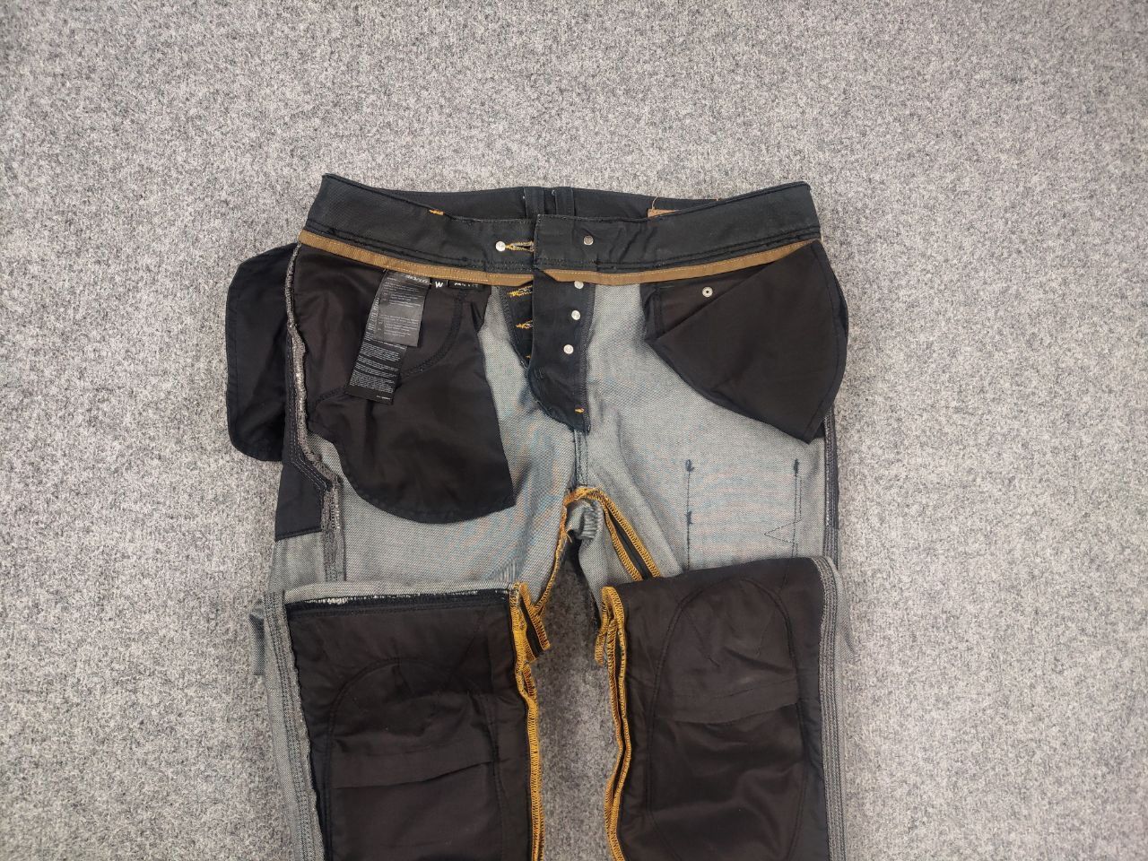 Alpinestars Revit Carnaby Motorcycle Cordura Knee Solid Blue Denim Jeans Size US 32 / EU 48 - 16 Thumbnail