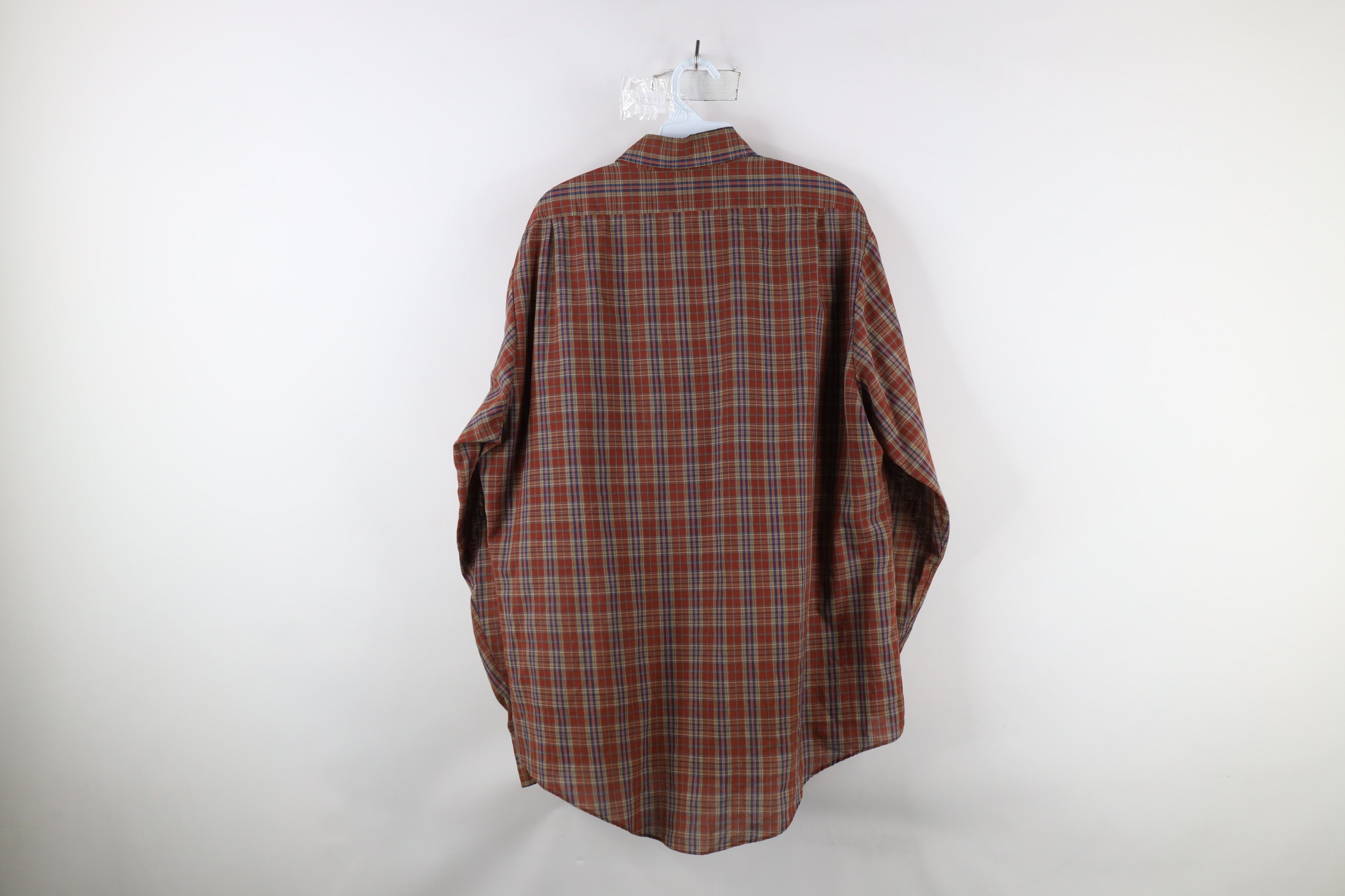 Levi's × Vintage Vintage 80s Levis Fit Collared Button Down Shirt Plaid Size US XL / EU 56 / 4 - 9 Thumbnail