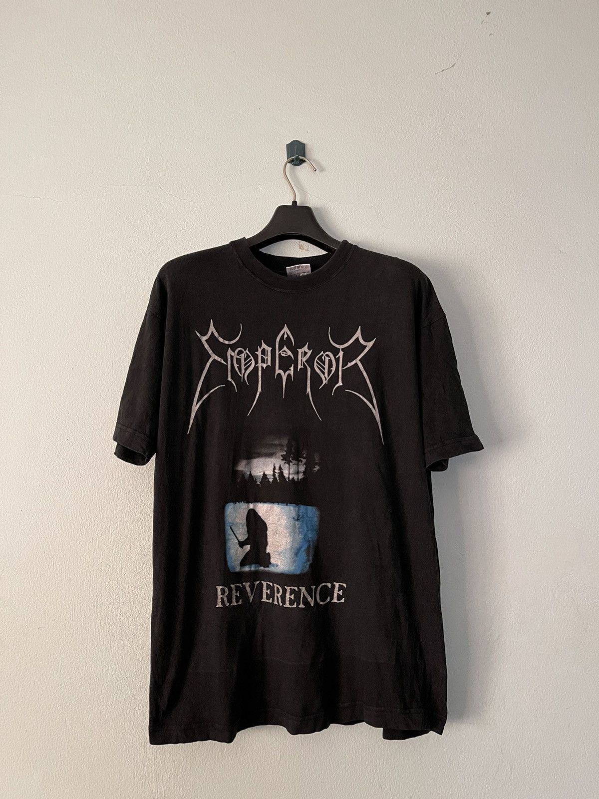 Band Tees × Vintage Emperor Shirt Black Metal Reverence 1997 | Grailed