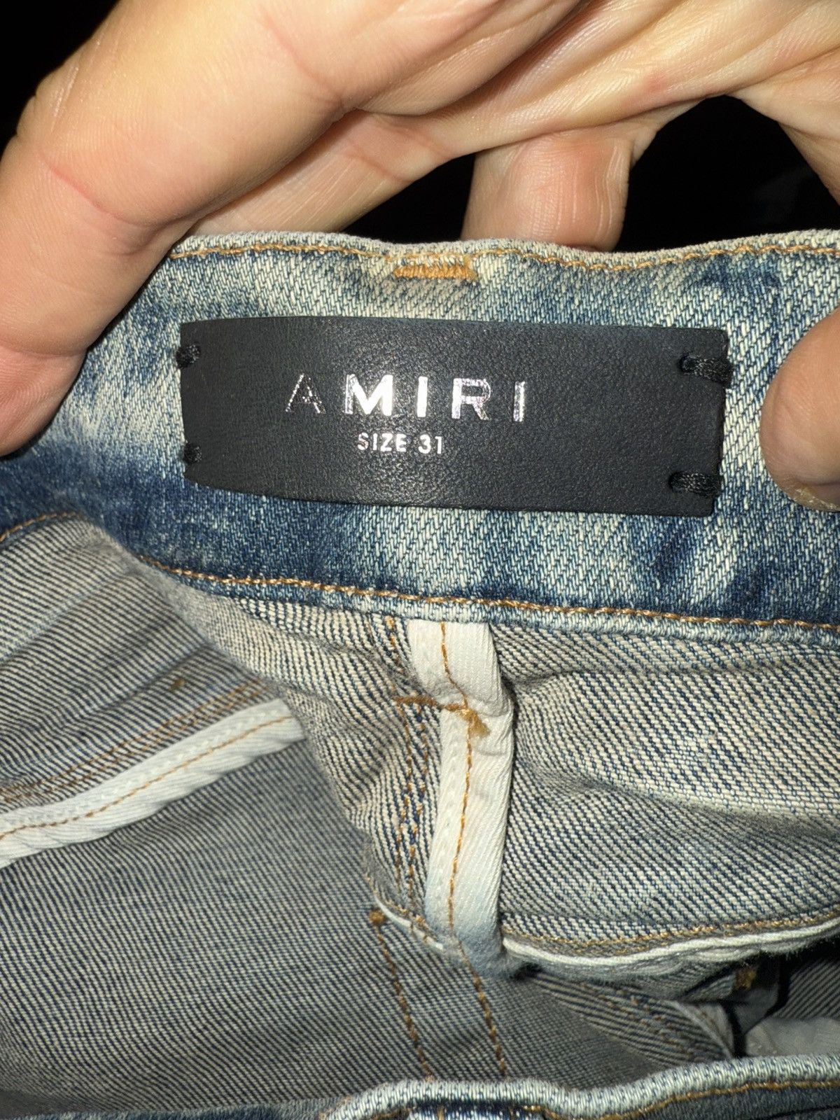 Amiri Amiri staggered logo jeans Size US 31 - 5 Thumbnail