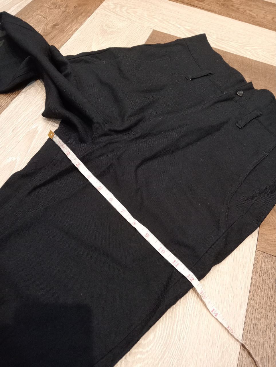 Yohji Yamamoto VERY RARE YOHJI YAMAMOTO POUR HOMME HIGH WAIST WOOL PANTS Size US 32 / EU 48 - 14 Thumbnail