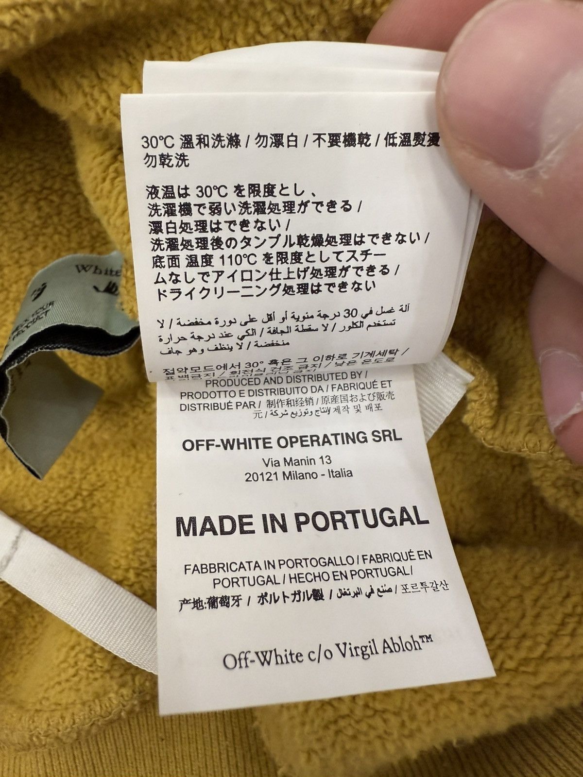 Off-White Off-White Diag Agreement Hoodie Size US XL / EU 56 / 4 - 13 Thumbnail