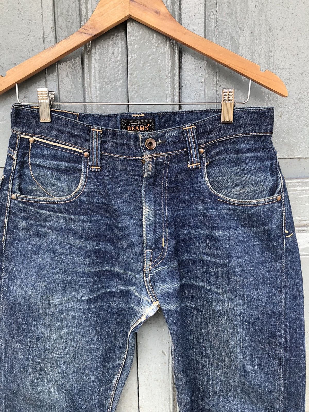 Beams Plus × Japanese Brand Beams+ Selvedged Denim Pants Size US 30 / EU 46 - 3 Thumbnail