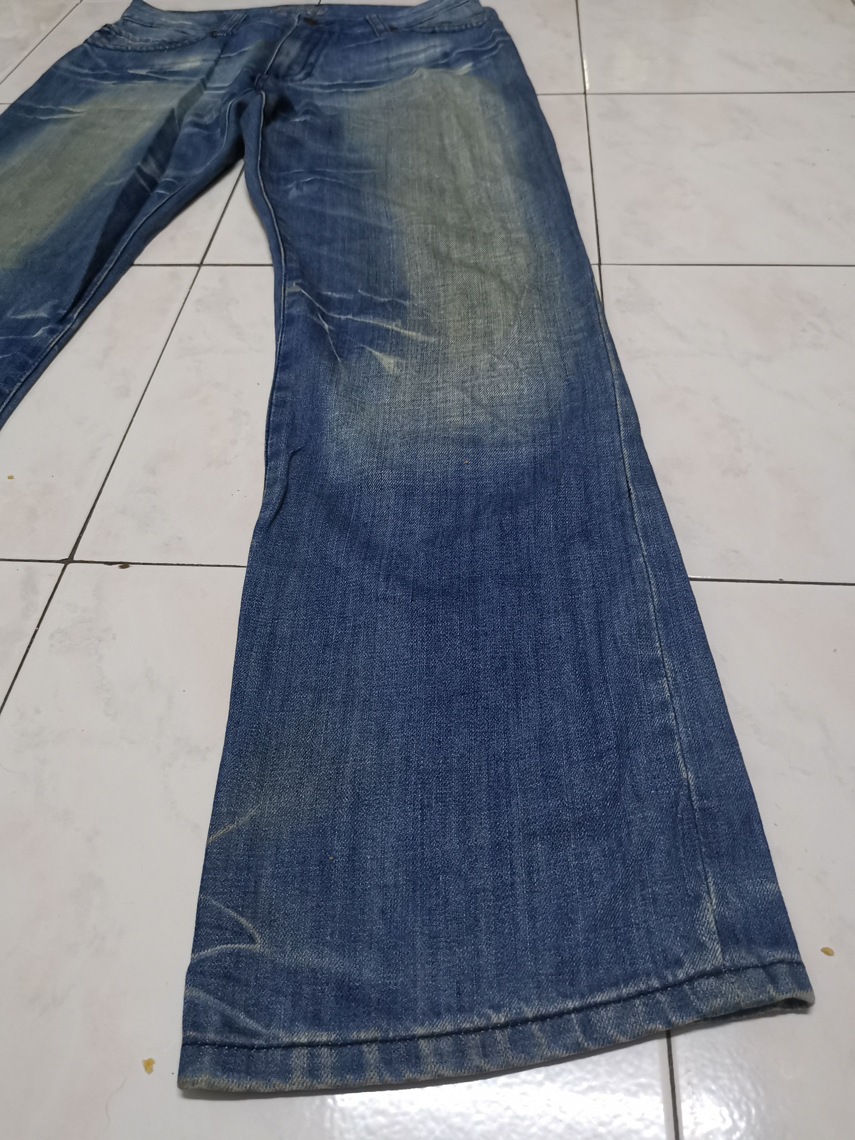 Robins Jeans Robin’s Jean Studded Denim Pants Y2K Hip Hop Rare Design Size US 31 - 12 Thumbnail