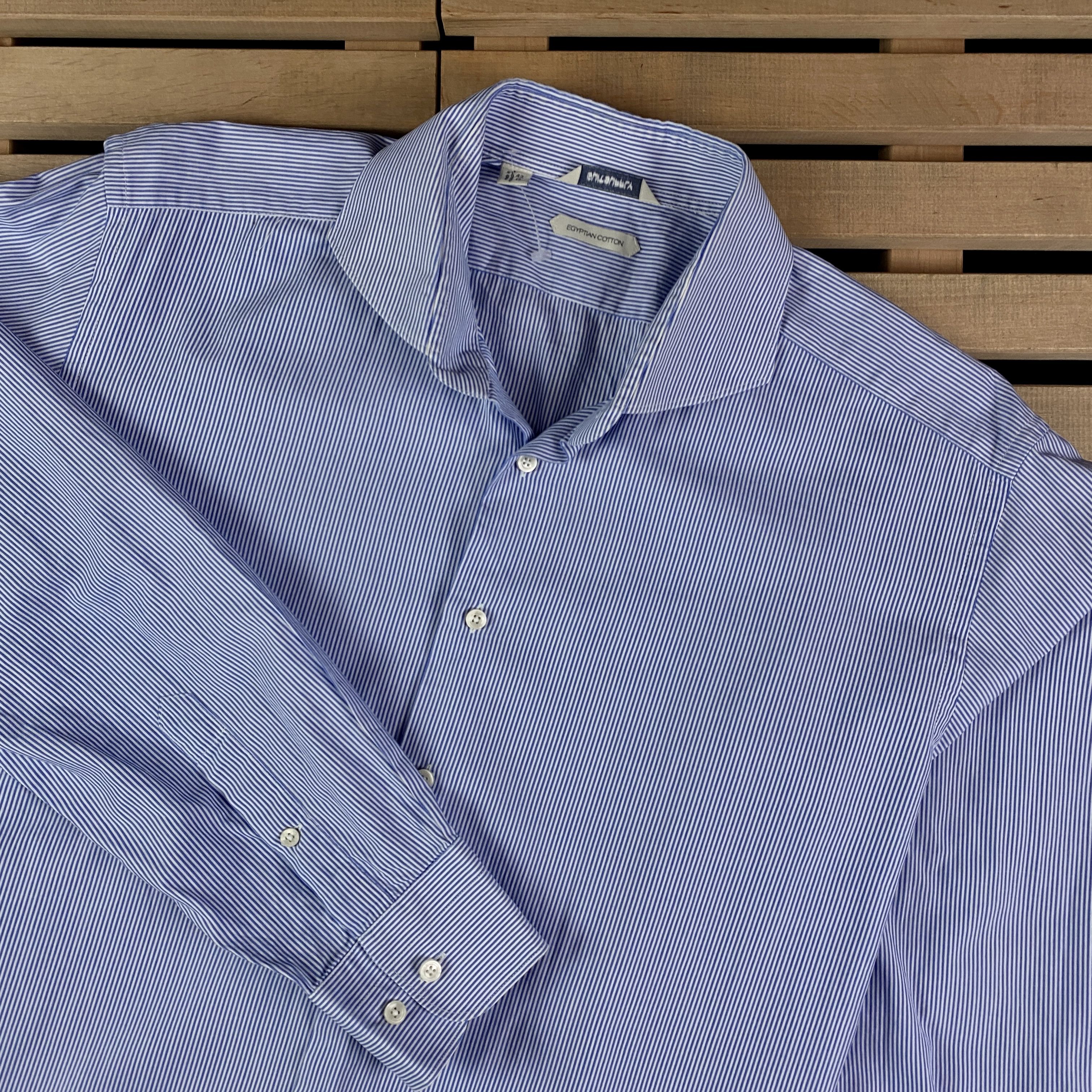 Suitsupply Mens Shirt Long Sleeve Suitsupply Size 43/17 Size US L / EU 52-54 / 3 - 2 Thumbnail