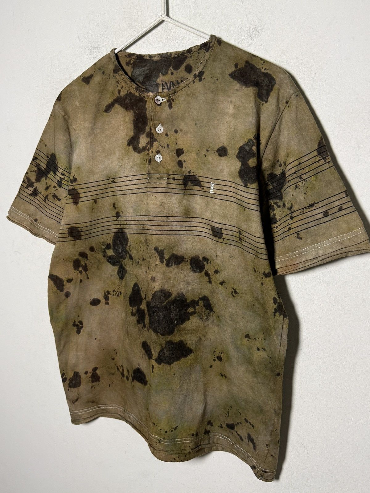 Yves Saint Laurent Vintage Yves Saint Laurent punk grunge painters t shirt Size US L / EU 52-54 / 3 - 2 Thumbnail