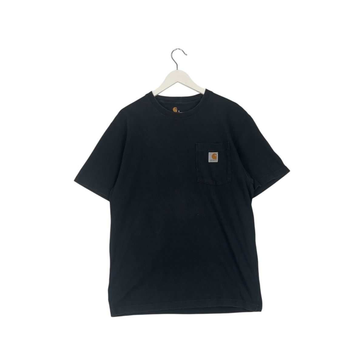 Designer × Vintage Vintage carhartt men s t - shirt pocket short sleeve Size US S / EU 44-46 / 1 - 1 Thumbnail