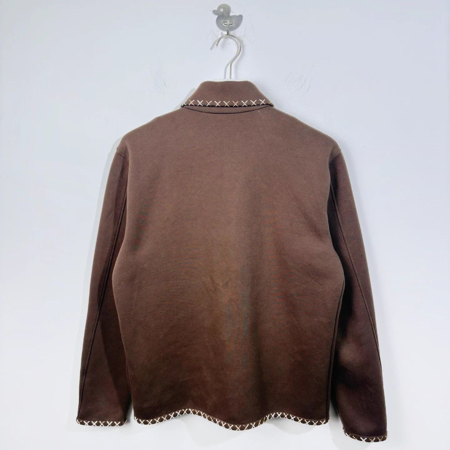 Louis Vuitton LV x Tyler 24 letter-embroidered long-sleeve brown jacket Size XS / US 0-2 / IT 36-38 - 2 Thumbnail