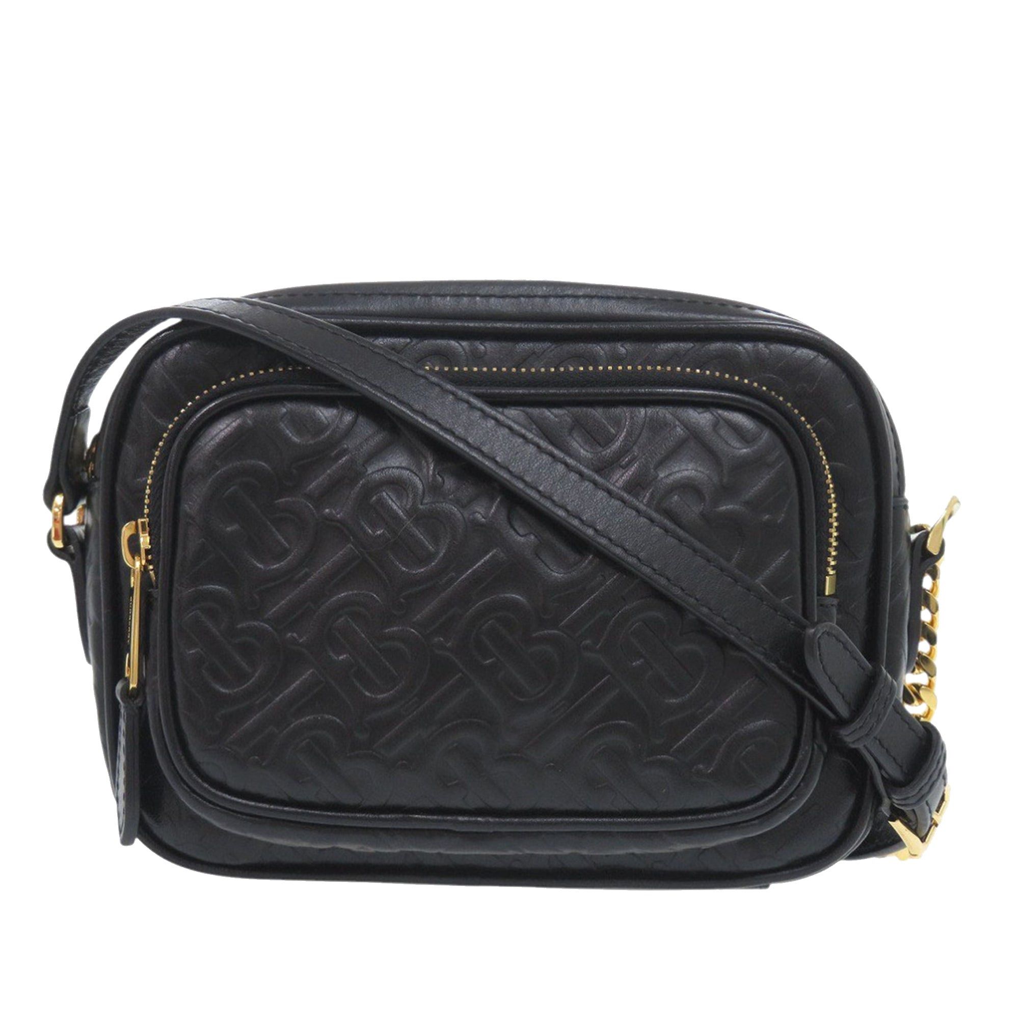 Burberry Embossed Calfskin TB Monogram Camera Chain Crossbody Size ONE SIZE - 1 Thumbnail