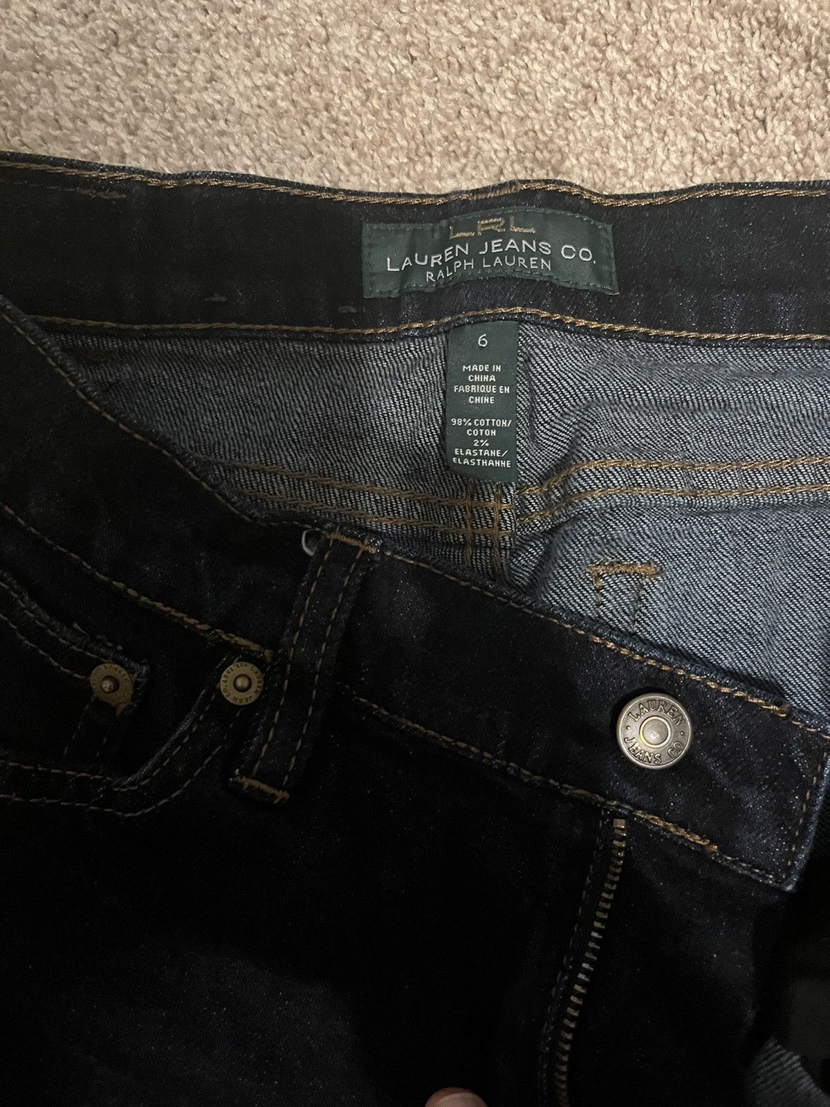 Lauren Ralph Lauren Dark Blue Ralph Lauren Jeans Size 28" / US 6 / IT 42 - 3 Thumbnail