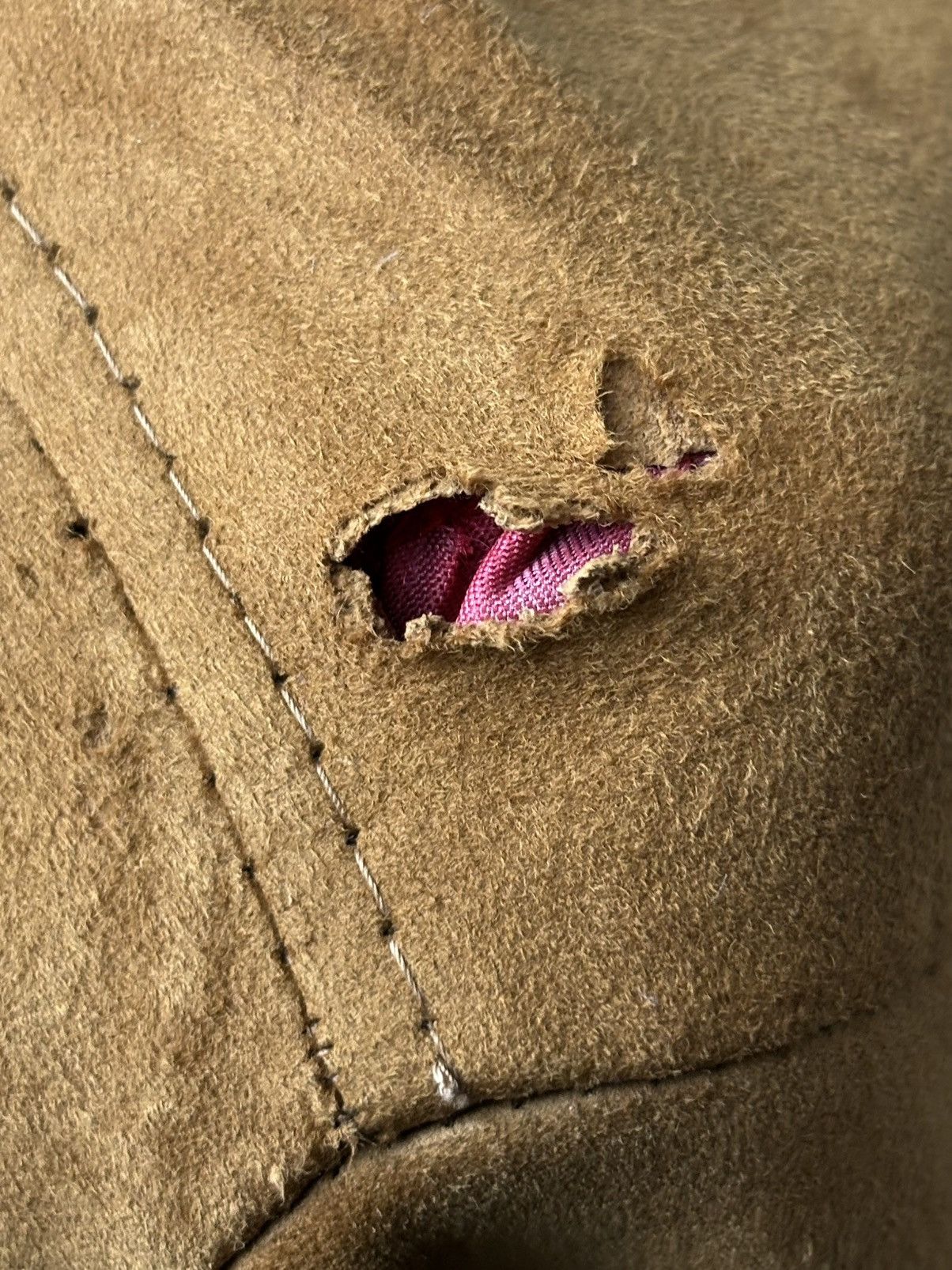 Genuine Leather Amalgamation Suede Leather Western Coat Size US L / EU 52-54 / 3 - 18 Thumbnail