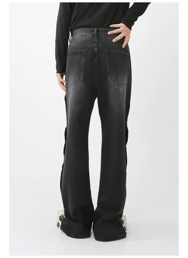 VIBE American loose wide-leg casual button straight jeans Size US 32 / EU 48 - 5 Thumbnail