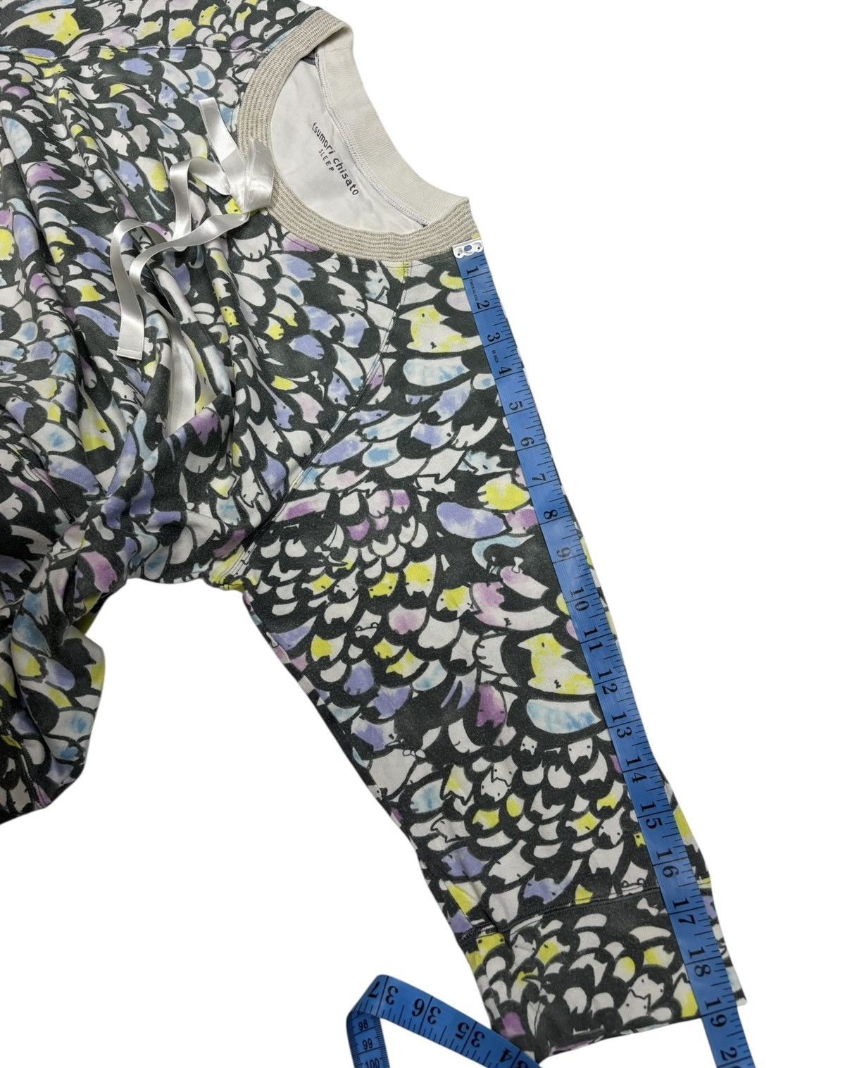 Tsumori Chisato 🔥TSUMORI CHISATO ARTISTIC PATTERN WITH RIBBON TIE DETAIL Size M / US 6-8 / IT 42-44 - 10 Thumbnail