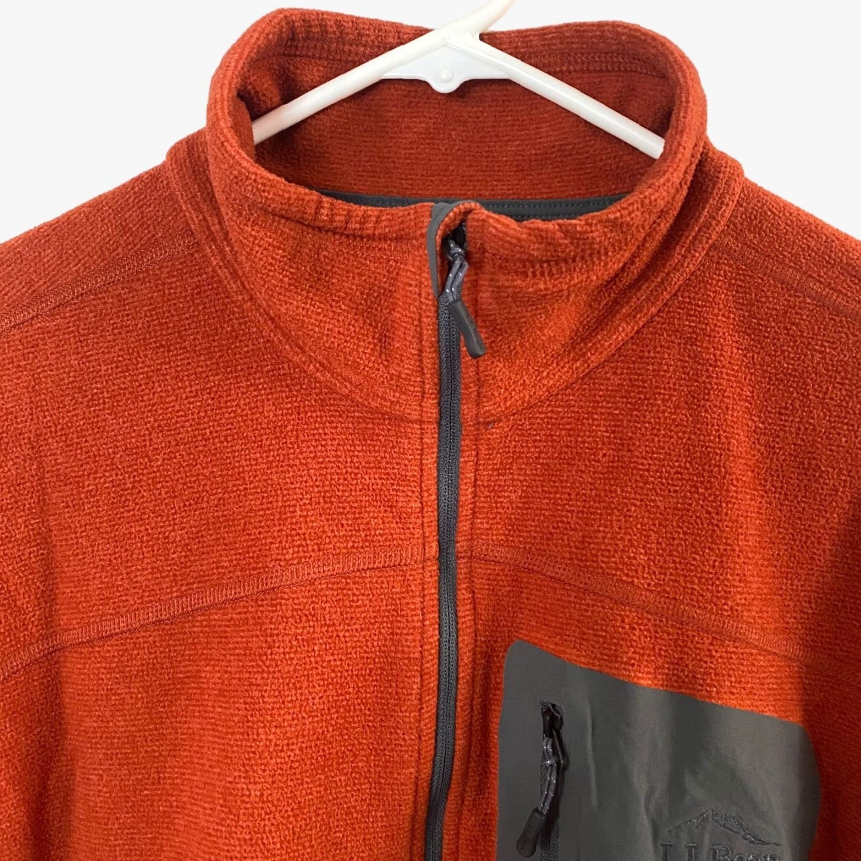 Vintage L.L Bean Half-Zip Sweater Orange Fleece Mock Neck Pullover Mens XL Shirt Size US XL / EU 56 / 4 - 5 Thumbnail