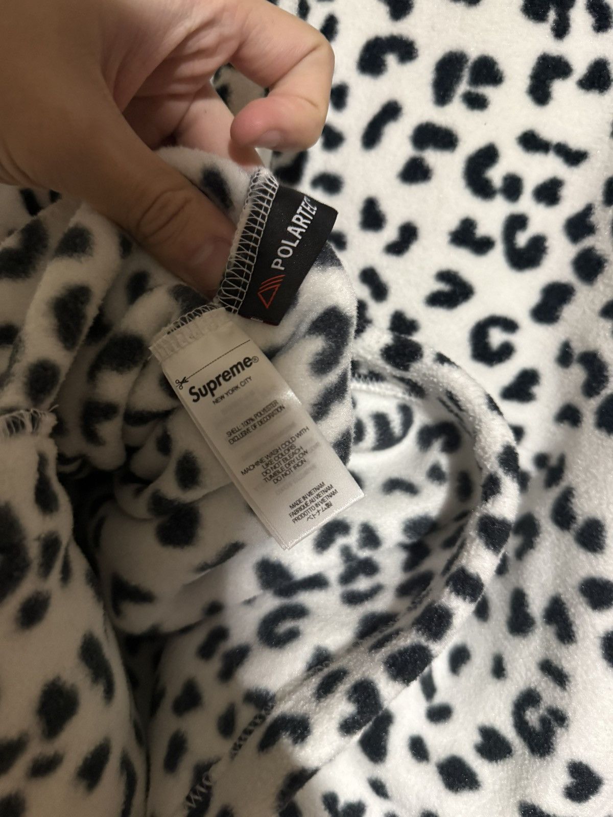 Supreme Supreme FW24 Snow Leopard Polartech Jacket Size US M / EU 48-50 / 2 - 5 Thumbnail
