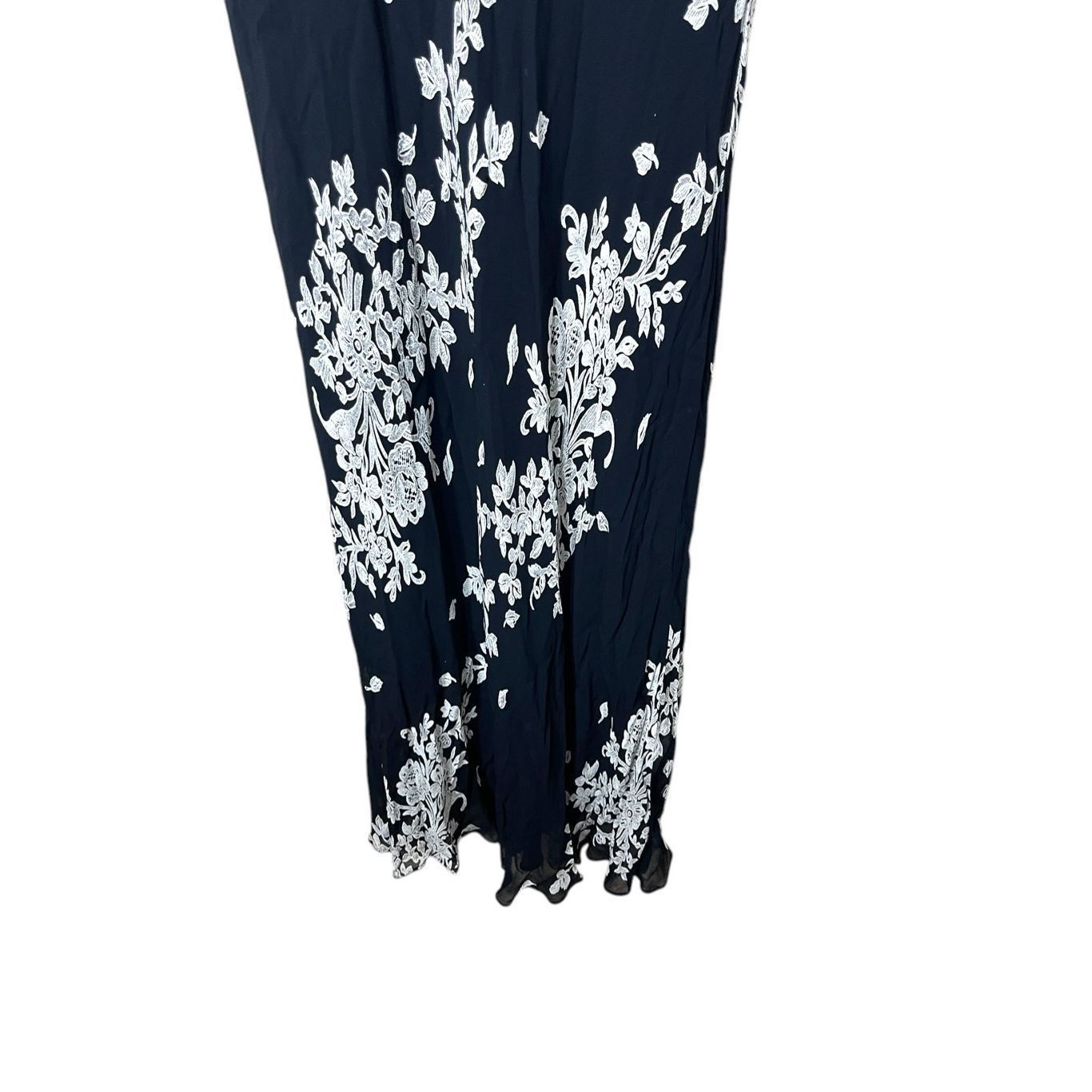 Other Paradise Plus Y2K 90s Black Floral Print Midi Dress Size 3X Size 3XL / US 20-22 - 10 Thumbnail