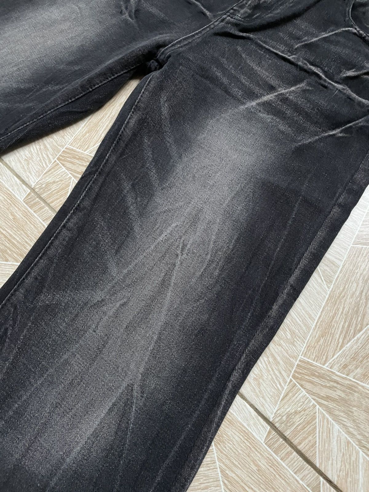 Designer × Vintage Avant Garde Y2K Distressed Vintage Washed 90s Custom Jeans Size US 34 / EU 50 - 5 Thumbnail