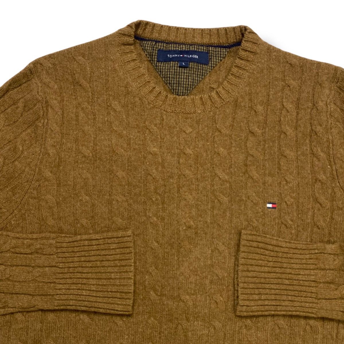 Tommy Hilfiger Vintage Tommy hilfiger cable knitwear Size L / US 10 / IT 46 - 3 Thumbnail