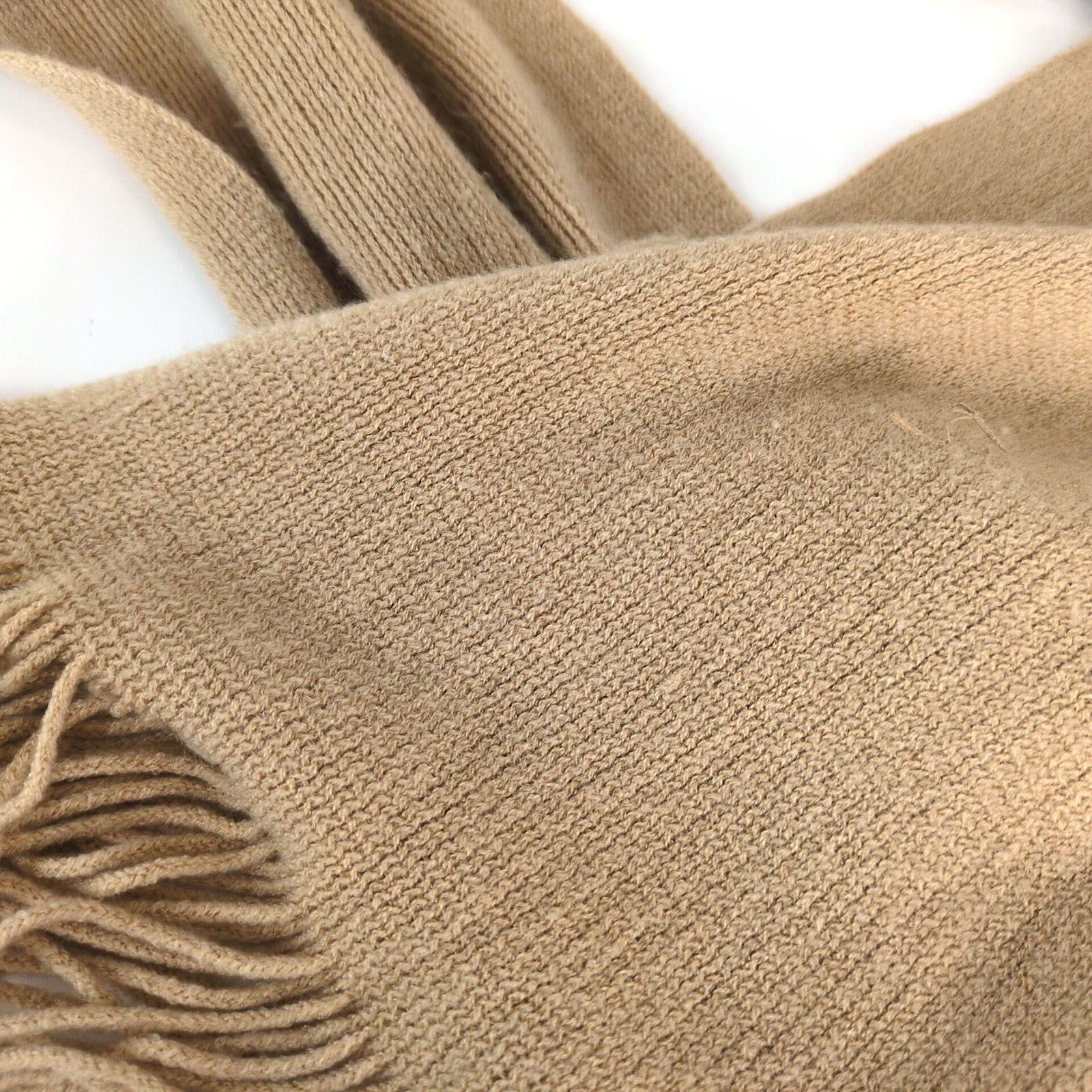 Other Echo Soft Made in Japan Beige Tan Neck Scarf w/ Fringe Size ONE SIZE - 4 Thumbnail