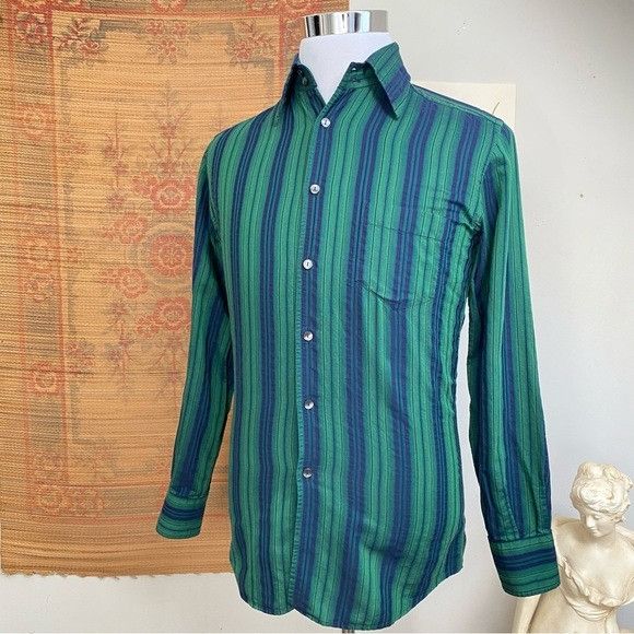 Dolce & Gabbana Dolce & Gabbana Striped Button Down Shirt Made In Italy Size US S / EU 44-46 / 1 - 10 Thumbnail