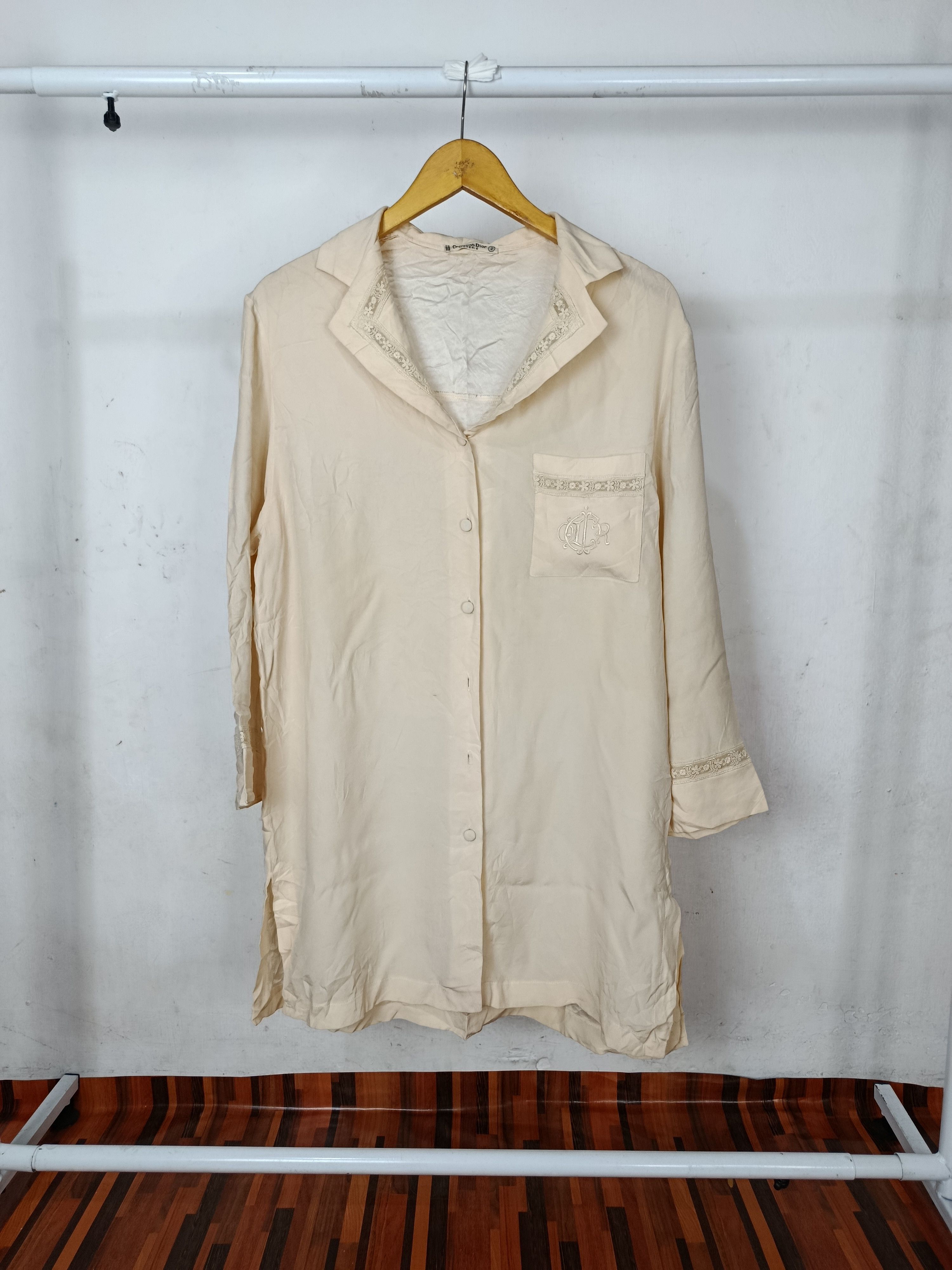 Vintage Christian Dior Lingerie 70-80s Silk Women